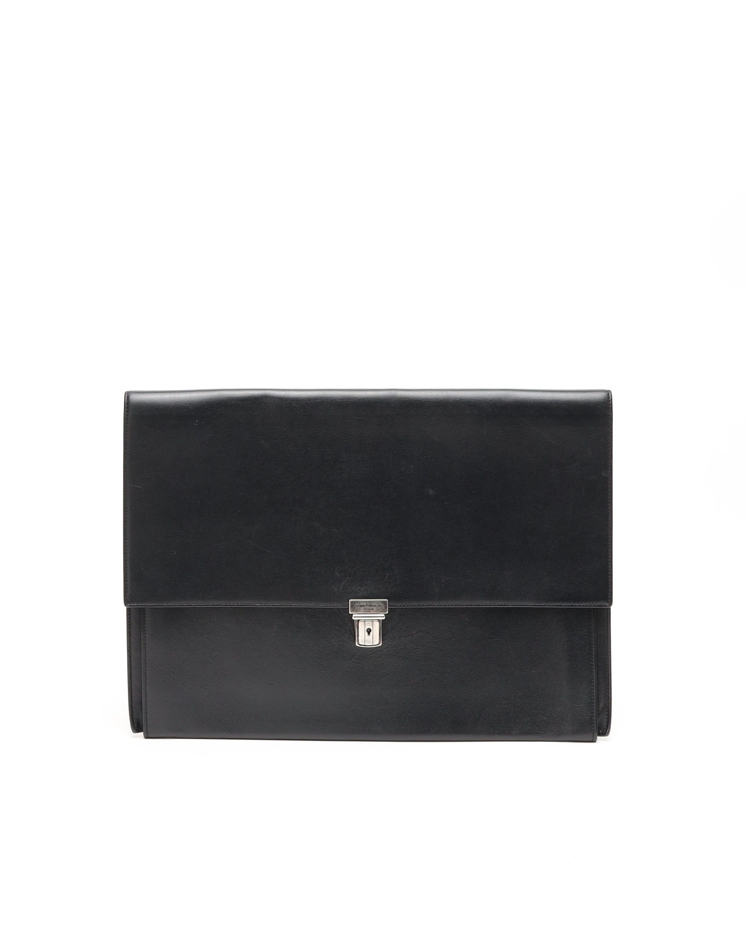 Saint Laurent Business Folder In Black