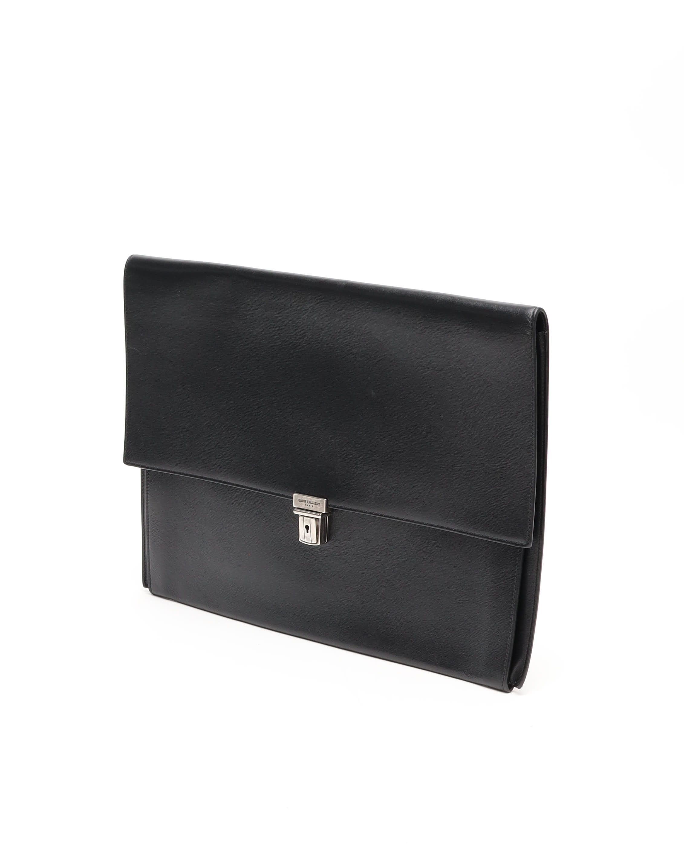 Saint Laurent Business Folder In Black