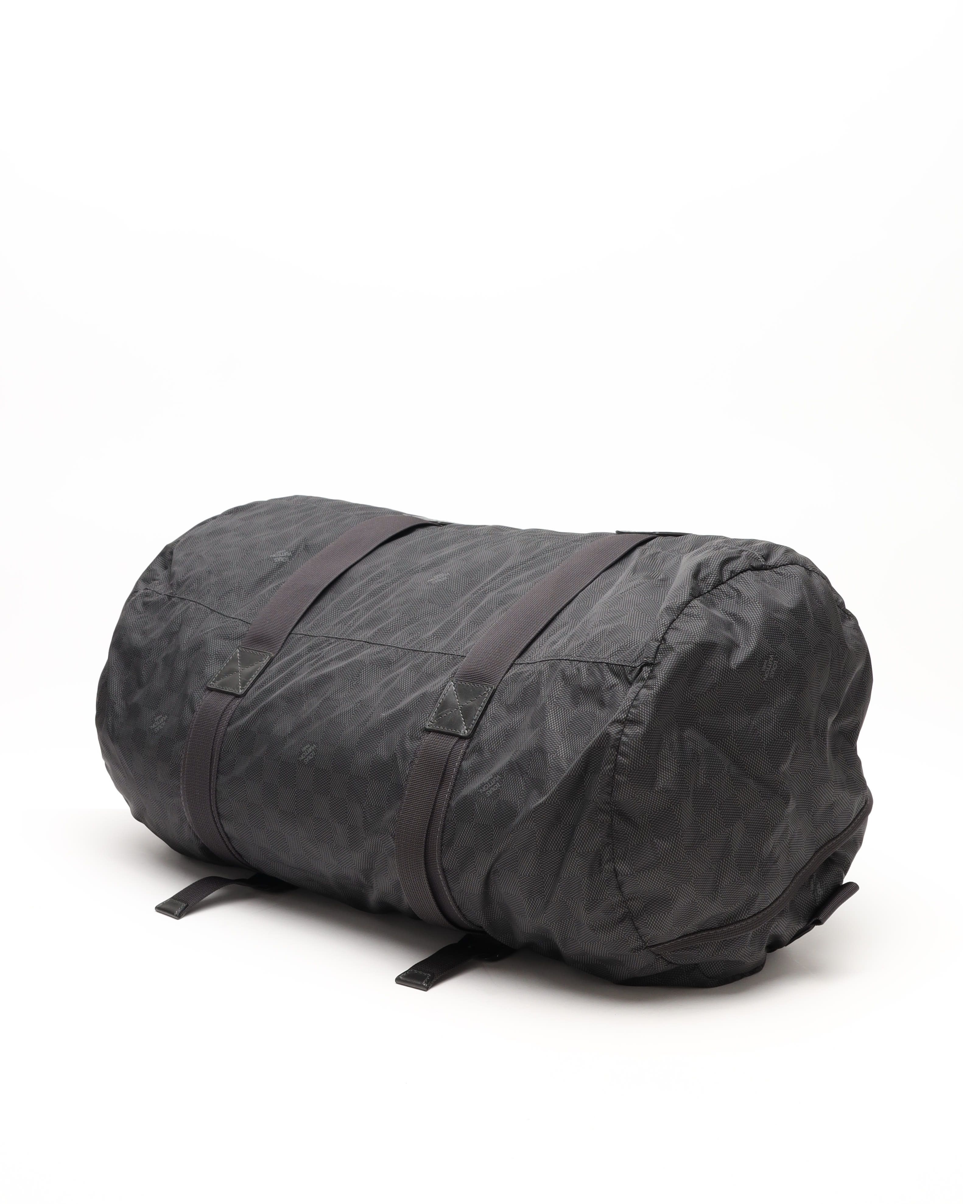 Pre-owned Louis Vuitton Damier Aventure Practical Weekend Bag In Gray