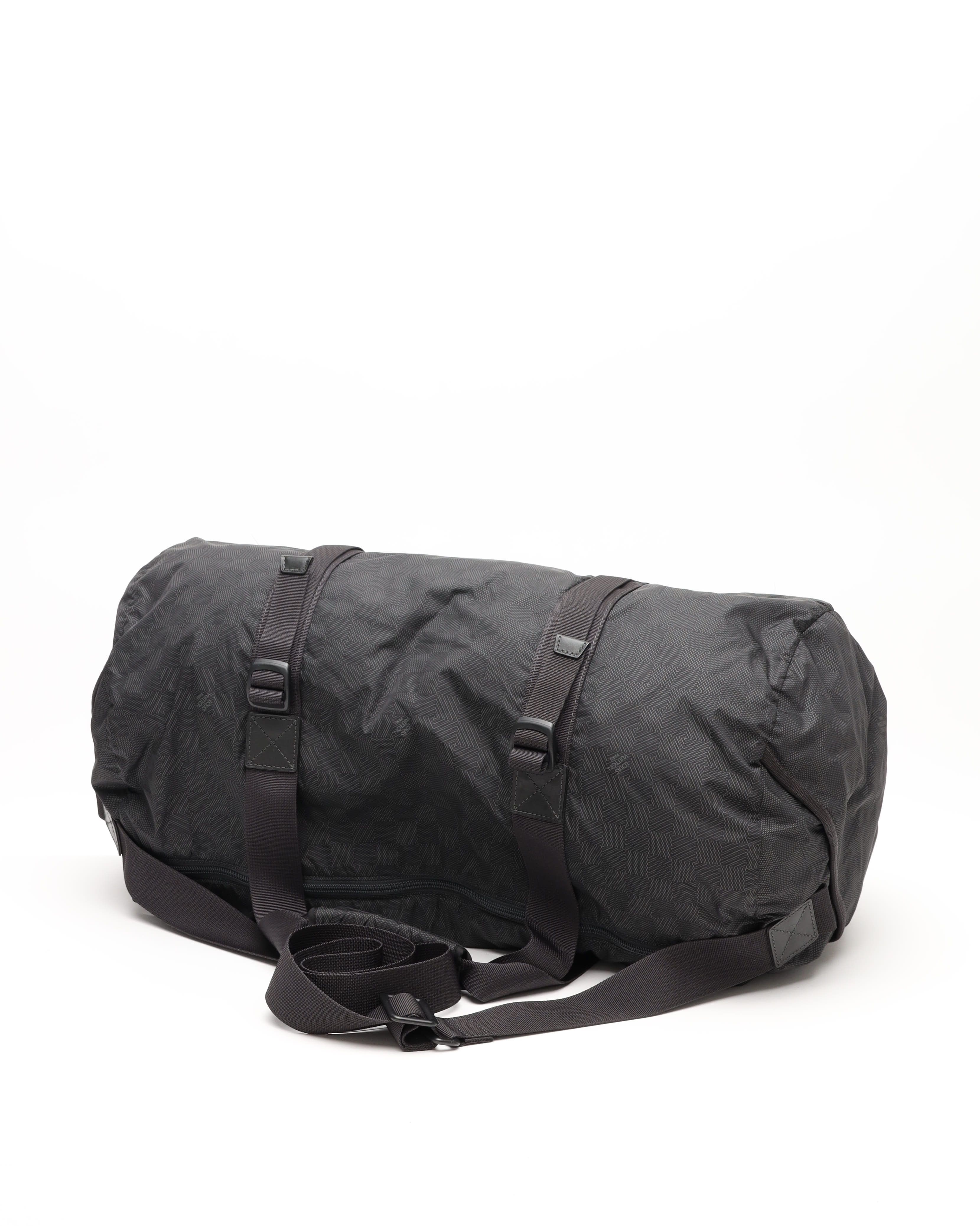 Pre-owned Louis Vuitton Damier Aventure Practical Weekend Bag In Gray