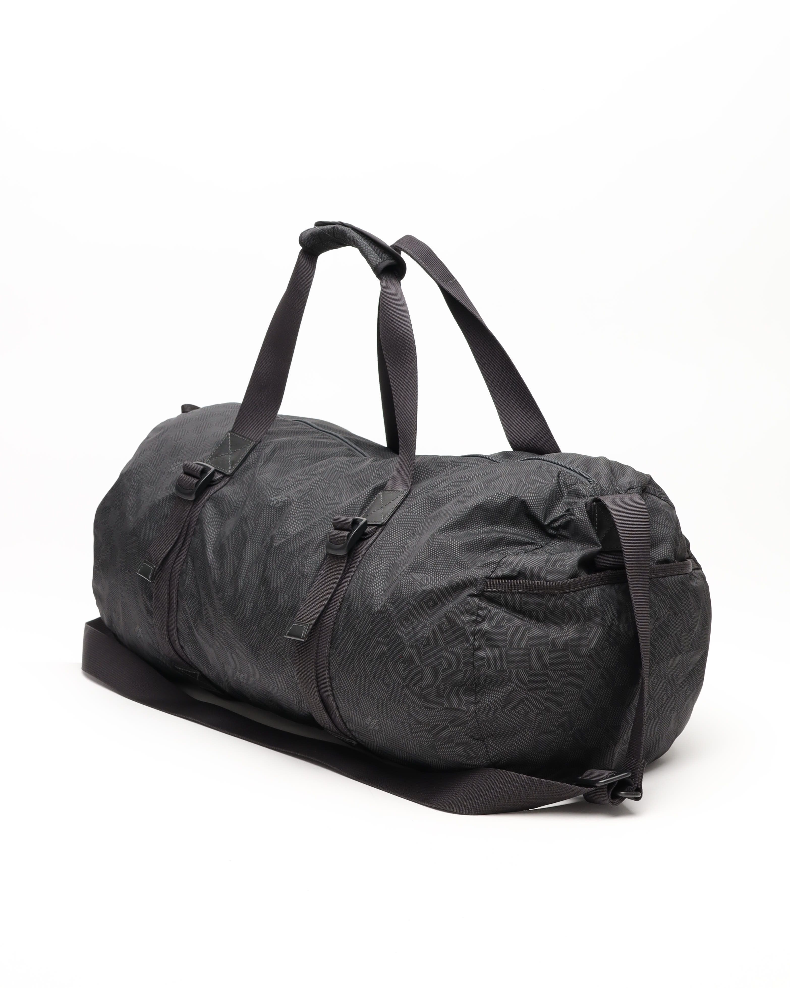 Pre-owned Louis Vuitton Damier Aventure Practical Weekend Bag In Gray