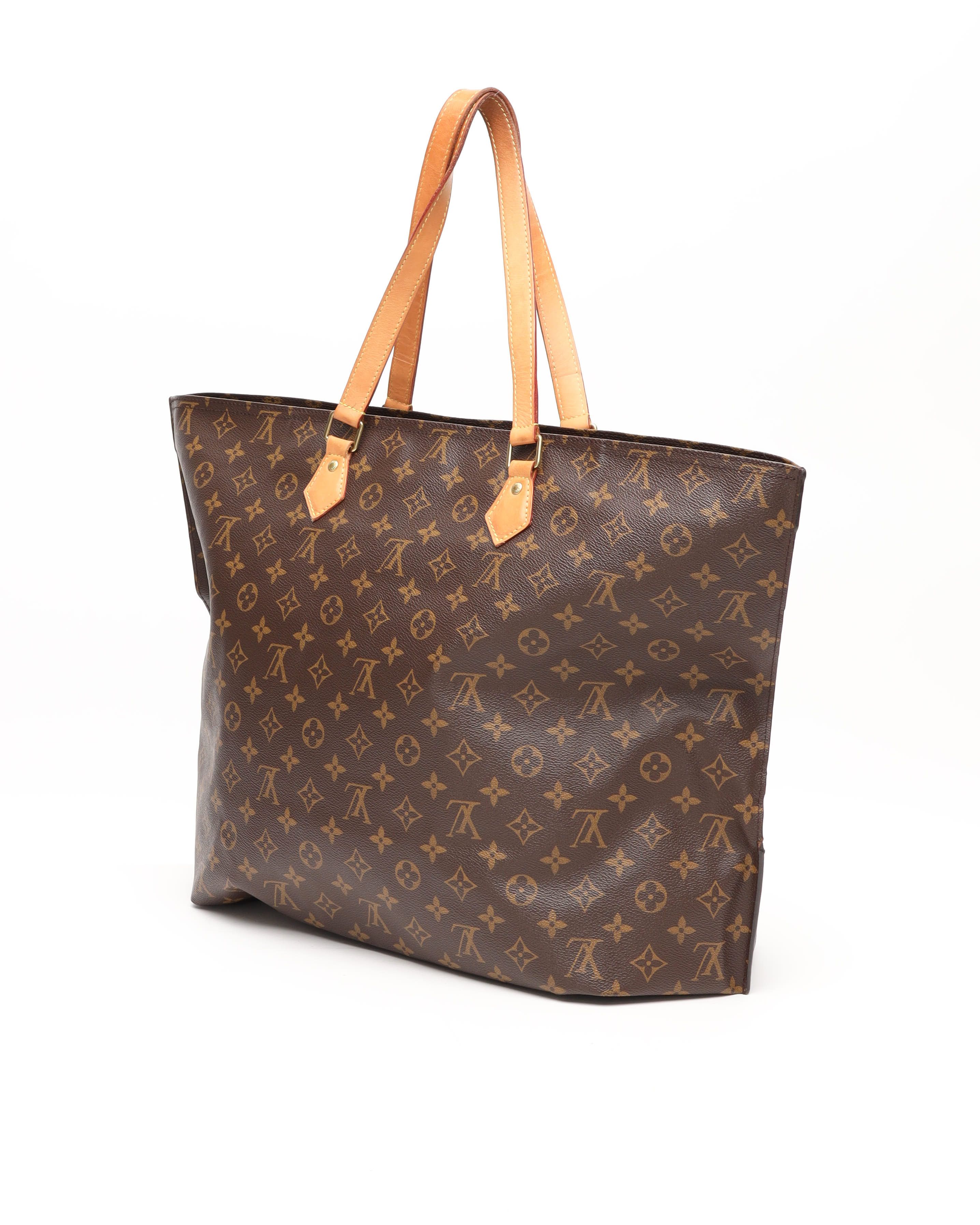 Pre-owned Louis Vuitton Monogram All In Mm Tote Bag In Brown