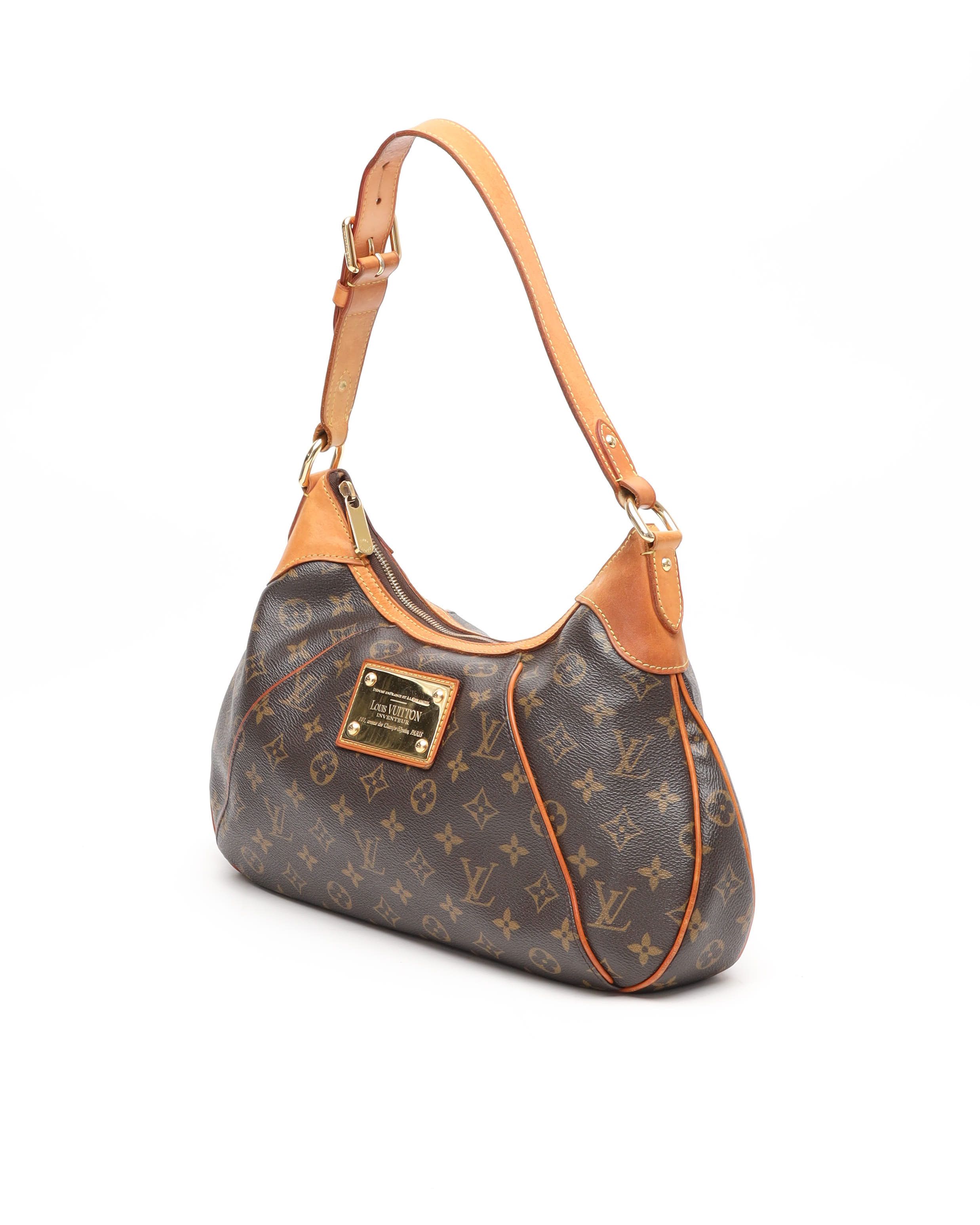 Pre-owned Louis Vuitton Monogram Thames Gm Bag In Brown