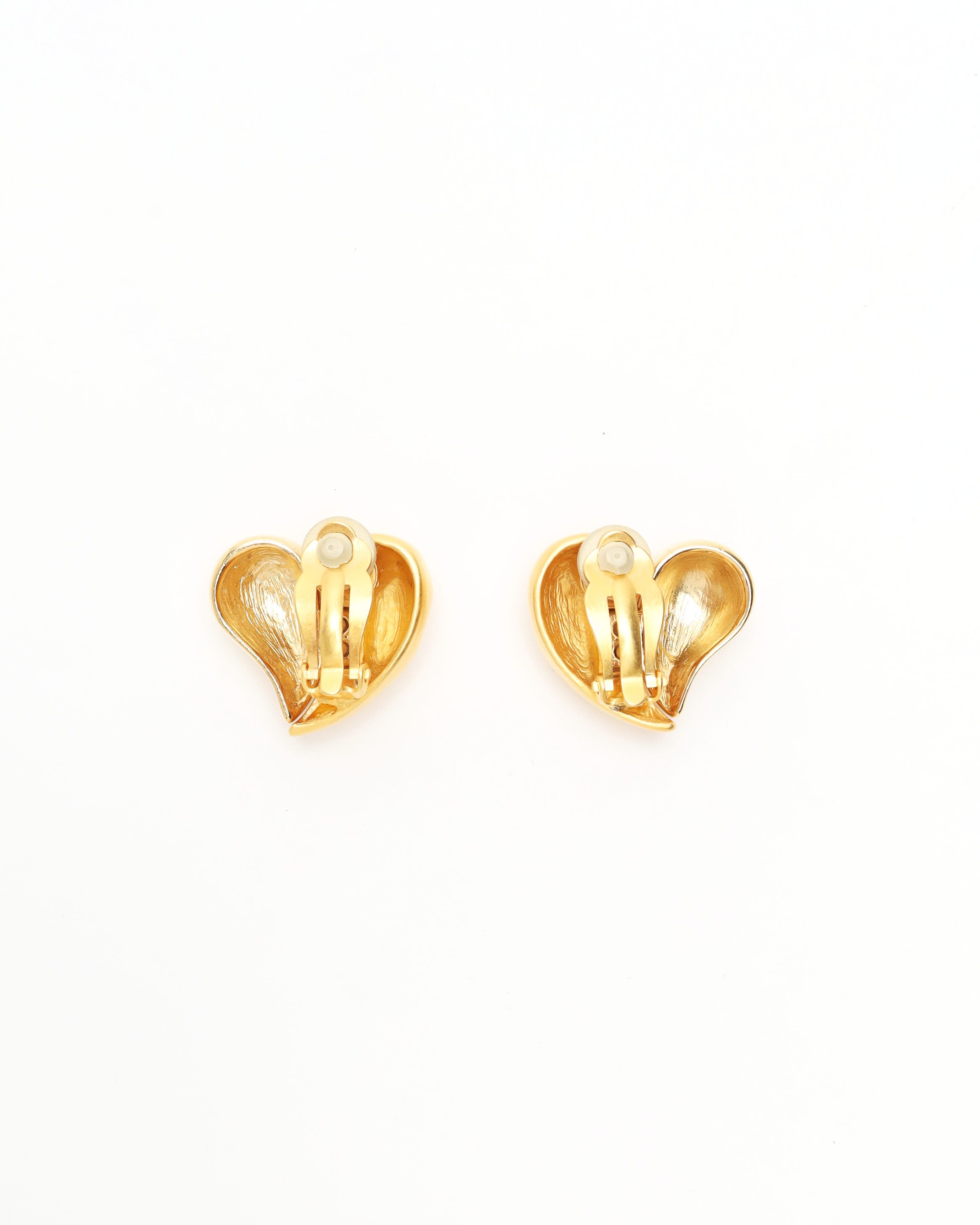 Givenchy Heart Clip-on Earrings In Gold