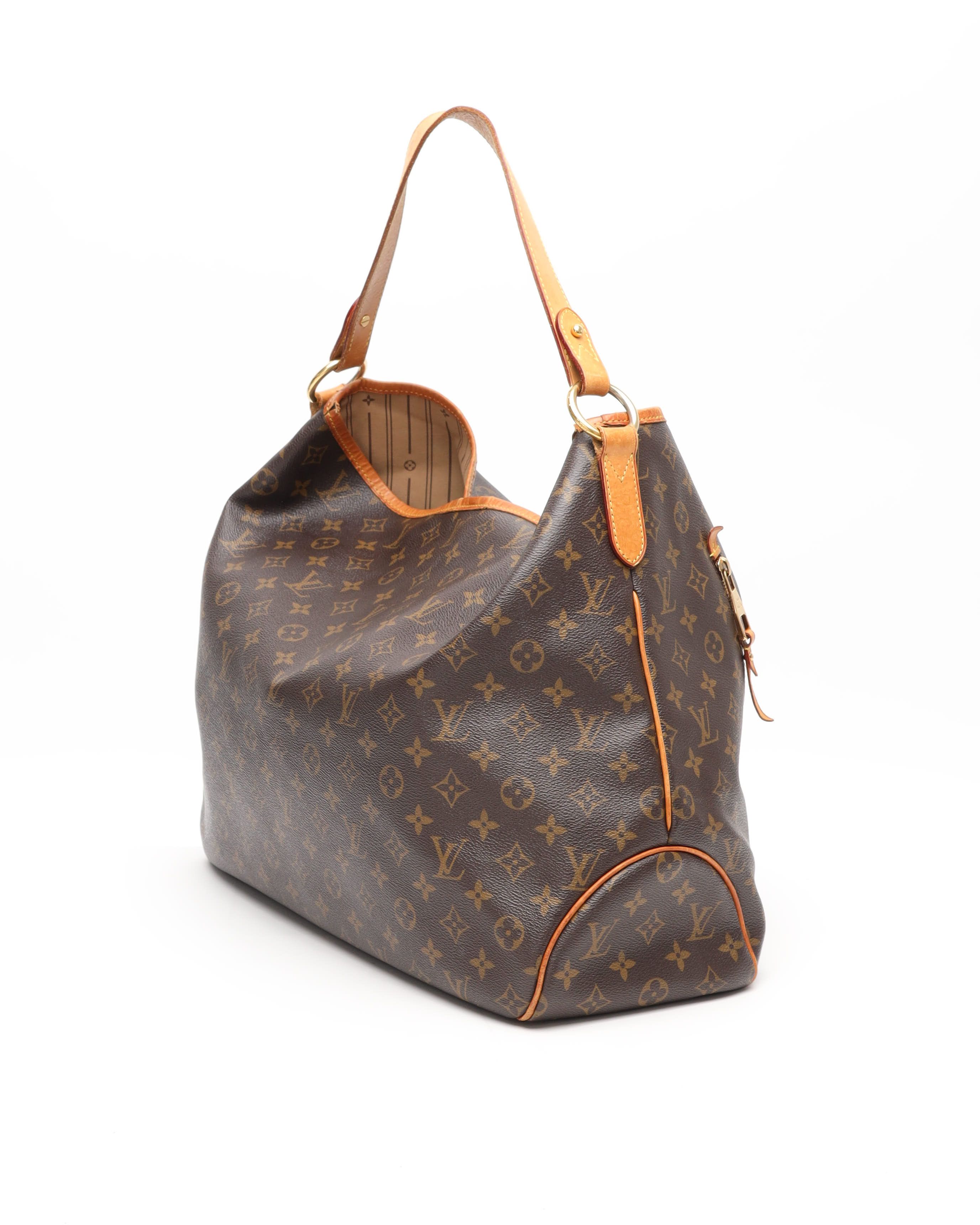 Pre-owned Louis Vuitton Monogram Delightful Gm Bag In Brown