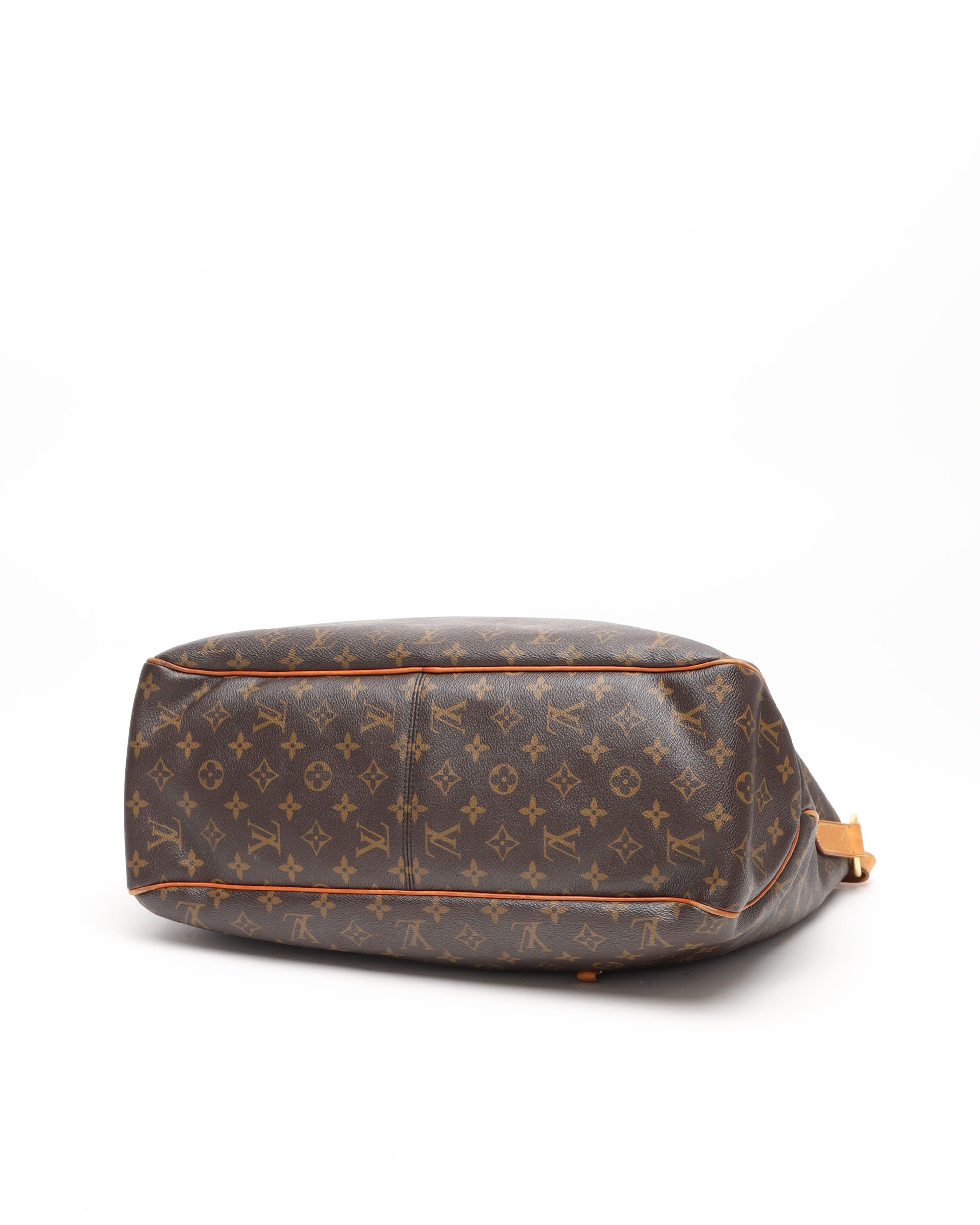 Pre-owned Louis Vuitton Monogram Delightful Gm Bag In Brown