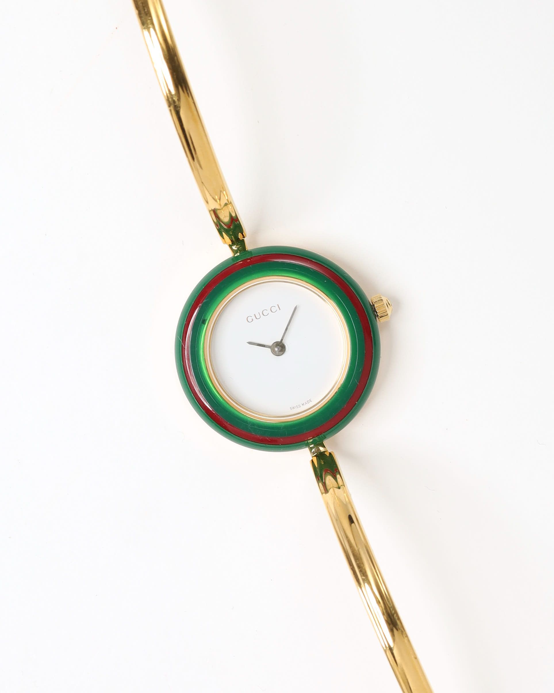 Gucci Change Bezel 26mm Full Set Watch In Gold