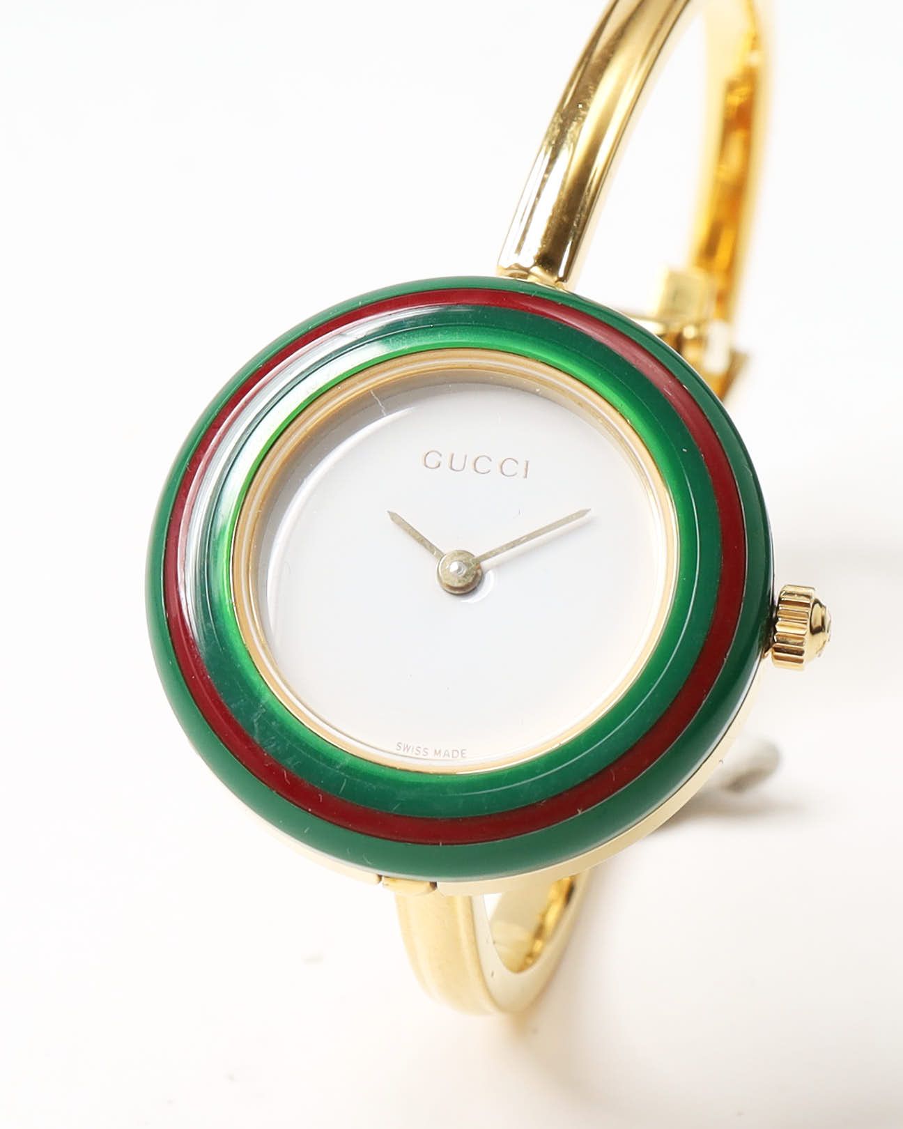 Gucci Change Bezel 26mm Full Set Watch In Gold