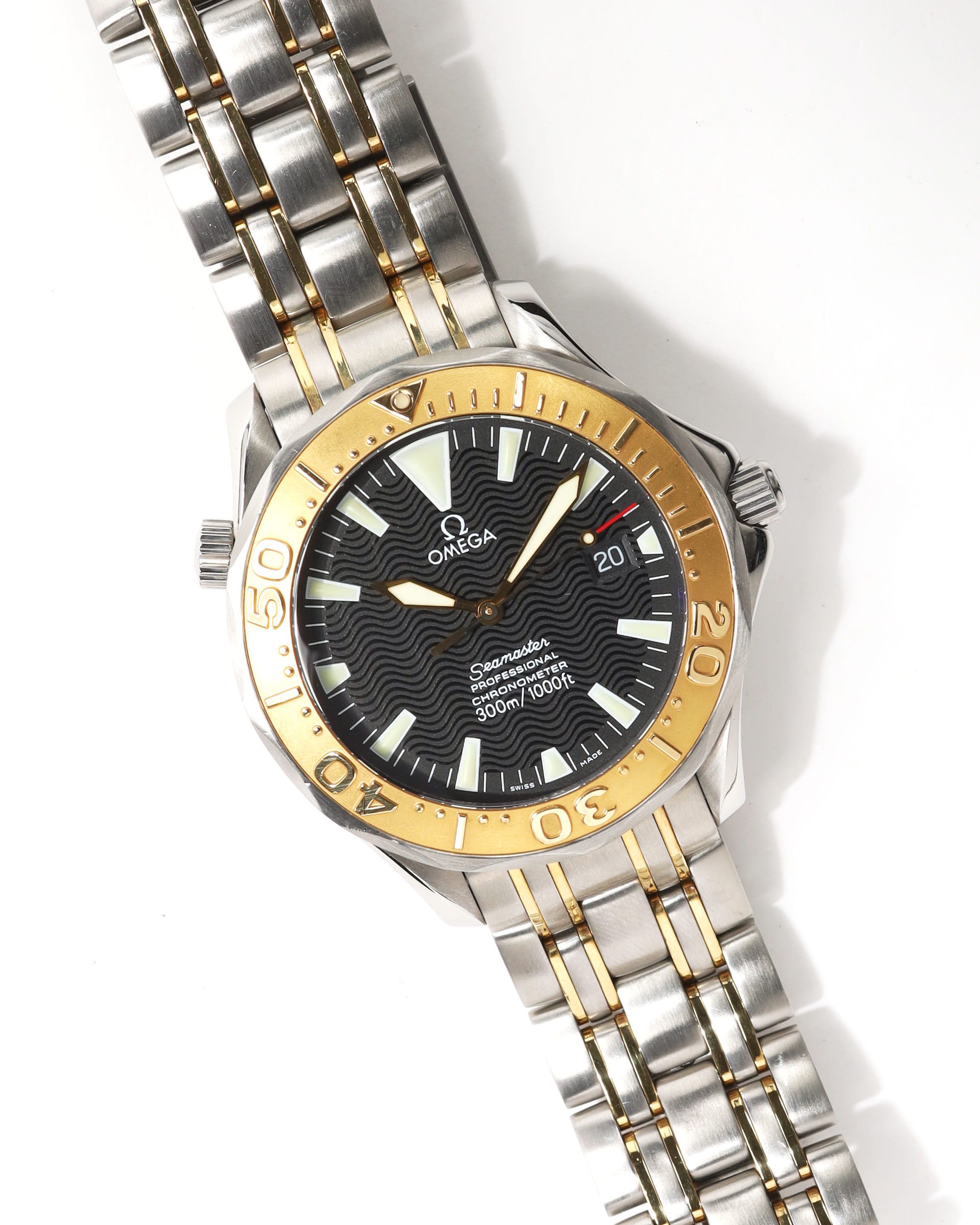 Omega Seamaster 300m 42mm Ref 2455.50 Rare Full Set Watch In Silver