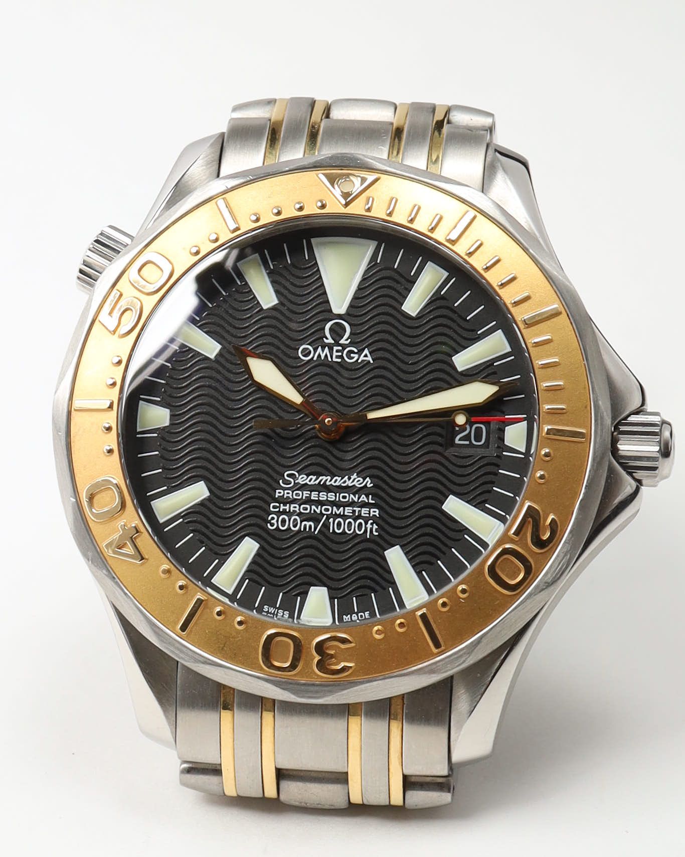 Omega Seamaster 300m 42mm Ref 2455.50 Rare Full Set Watch In Silver