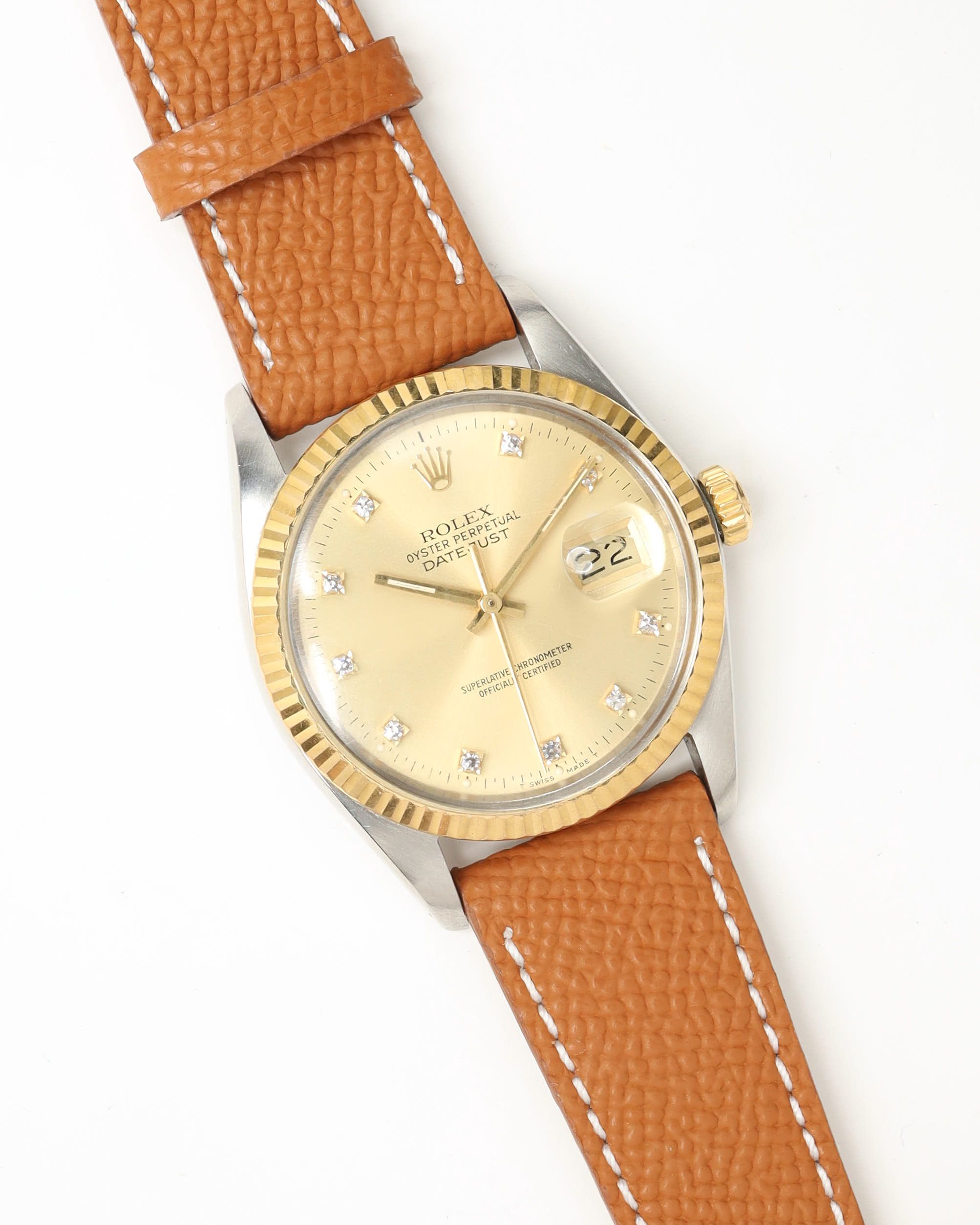 Rolex Datejust 36mm Ref 16013 1987 Watch In Brown