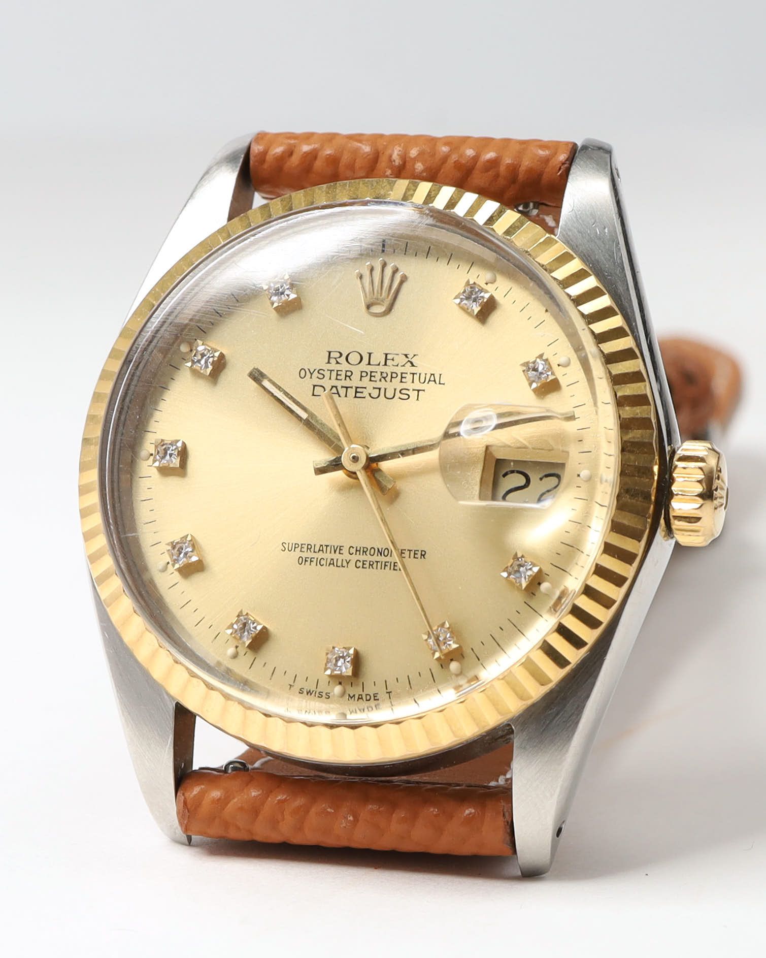 Rolex Datejust 36mm Ref 16013 1987 Watch In Brown