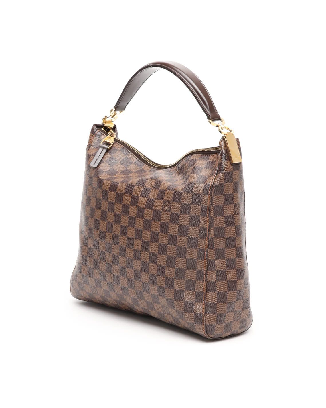 Pre-owned Louis Vuitton Damier Portobello Pm Bag In Brown