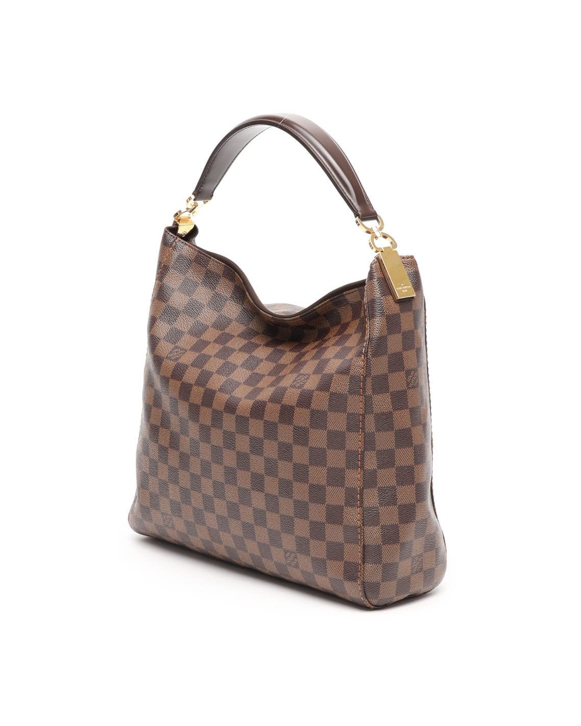 Pre-owned Louis Vuitton Damier Portobello Pm Bag In Brown