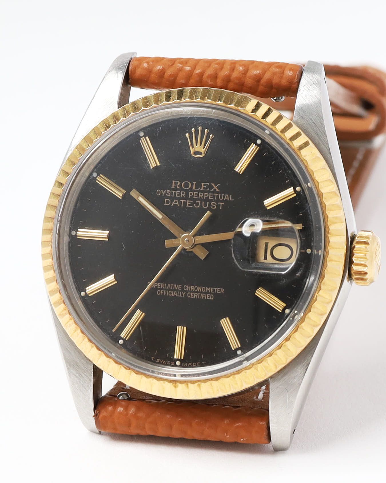 Rolex Datejust 36mm Ref 16013 1984 Watch In Brown