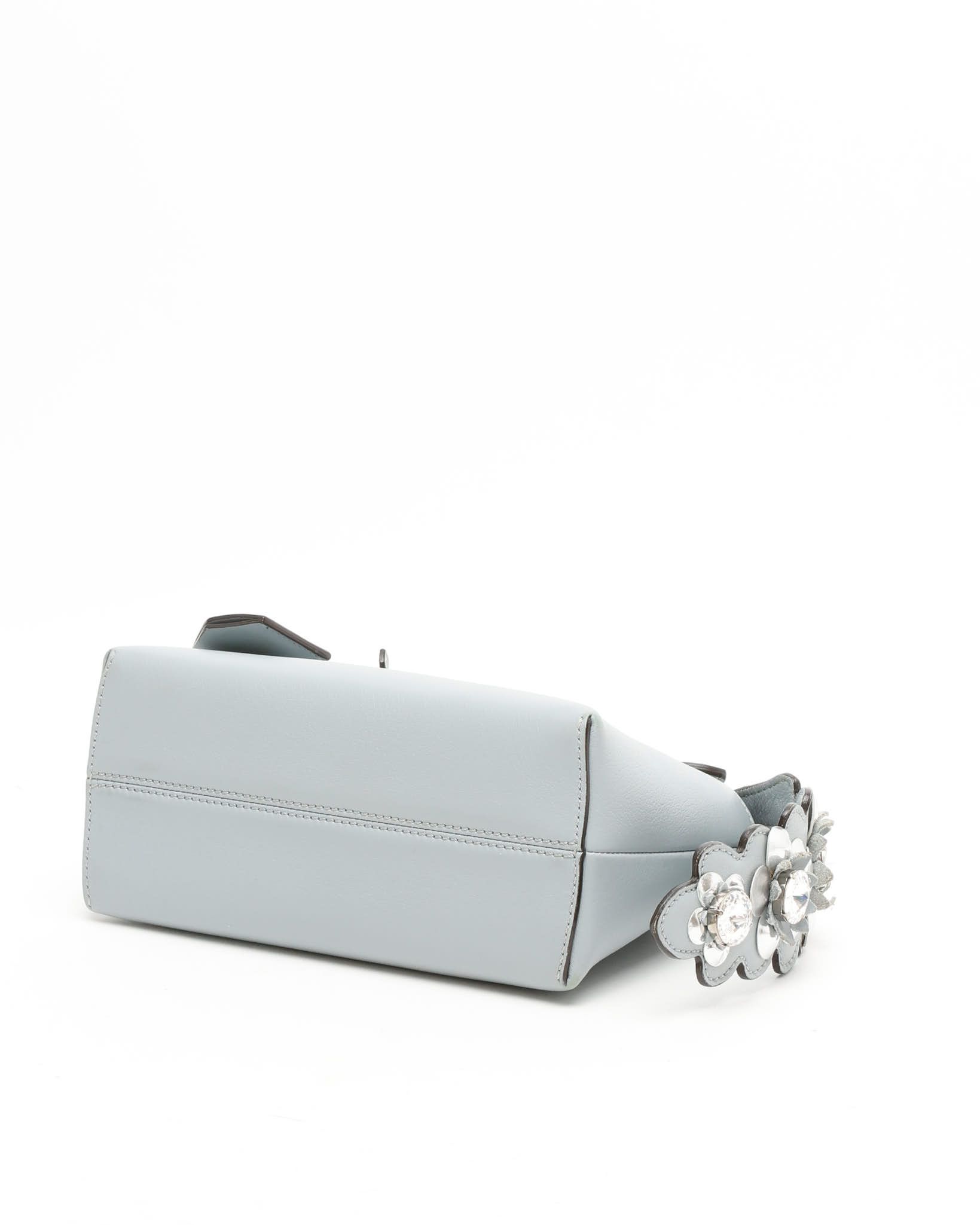 Fendi Mini By The Way Bag In Blue