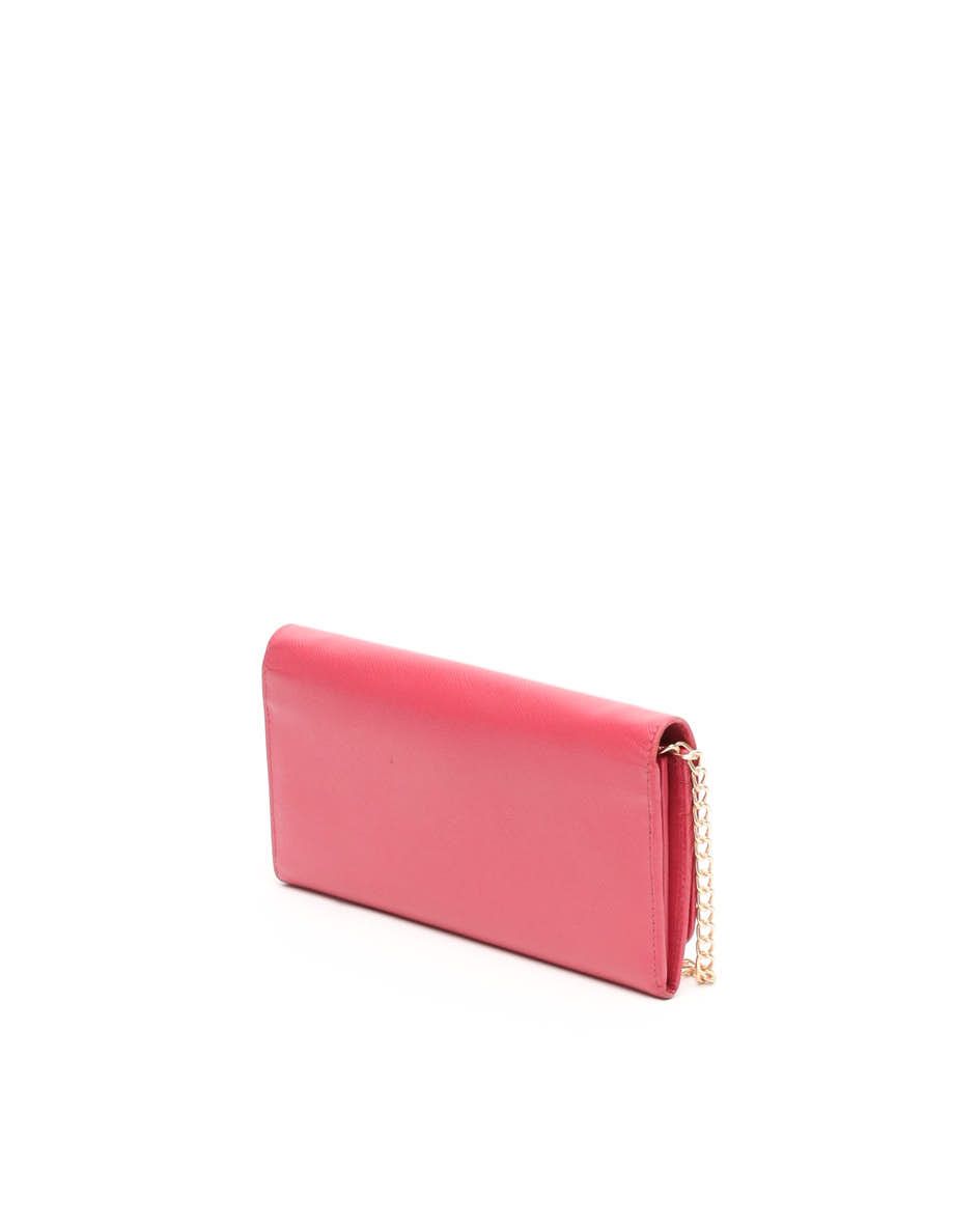 Prada Saffiano Wallet On Chain Bag In Pink