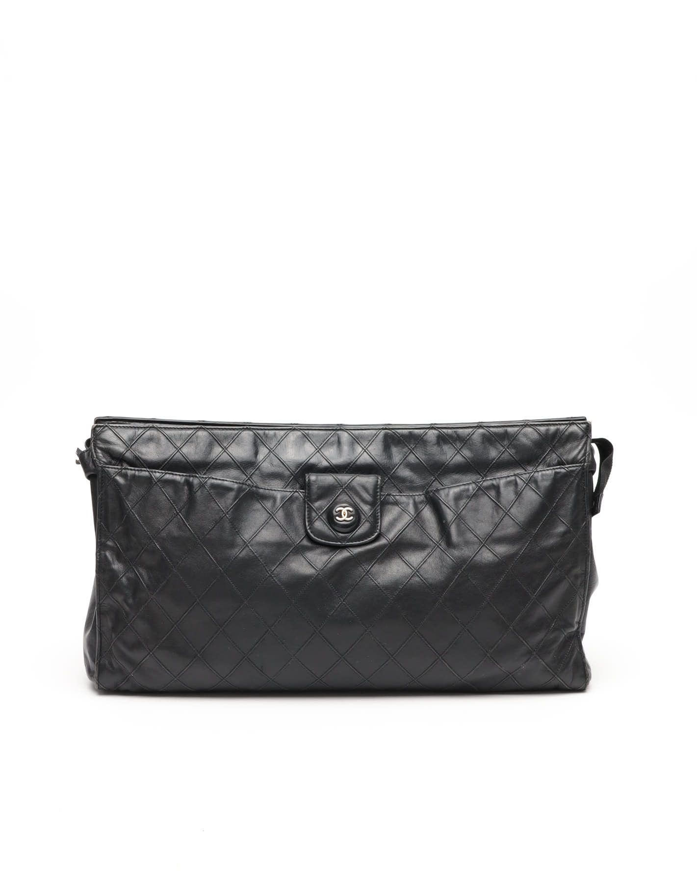 Chanel Large Diamond Stitch Clutch