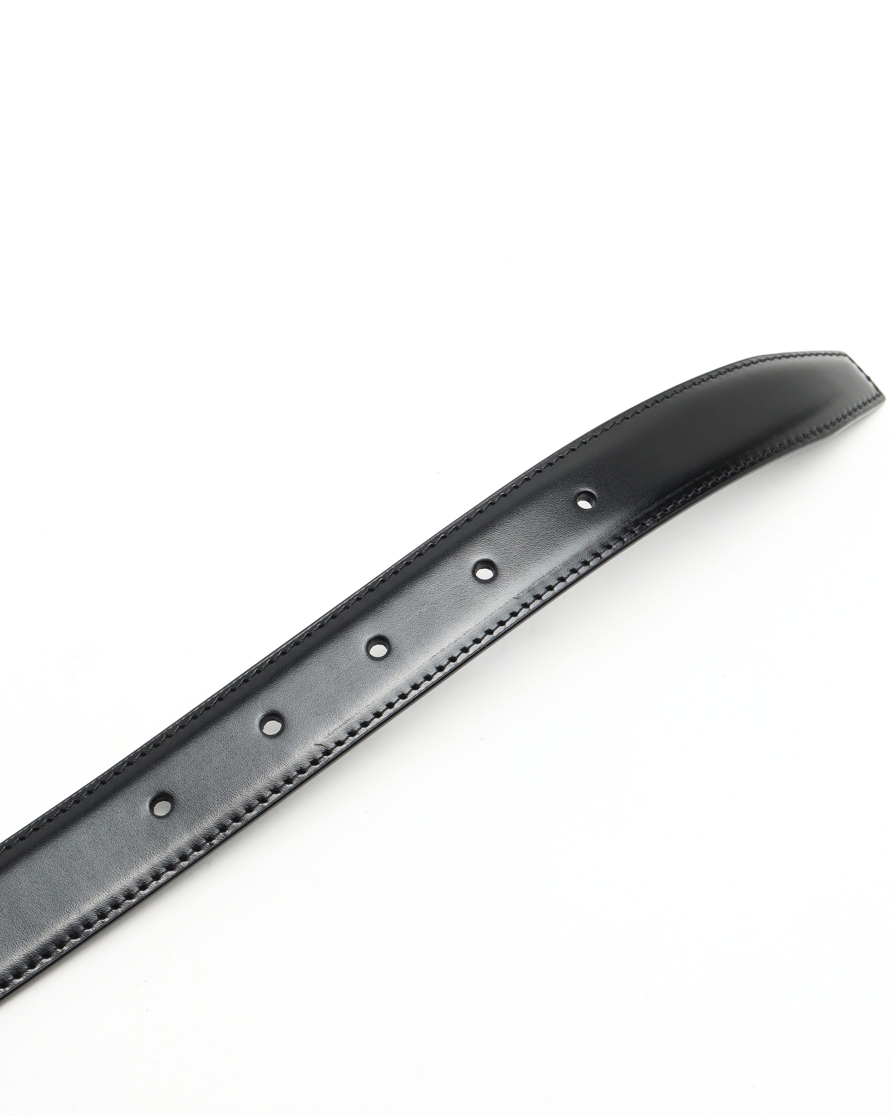 Celine Céline Medium 25mm Triomphe Belt, Size 95 In Black