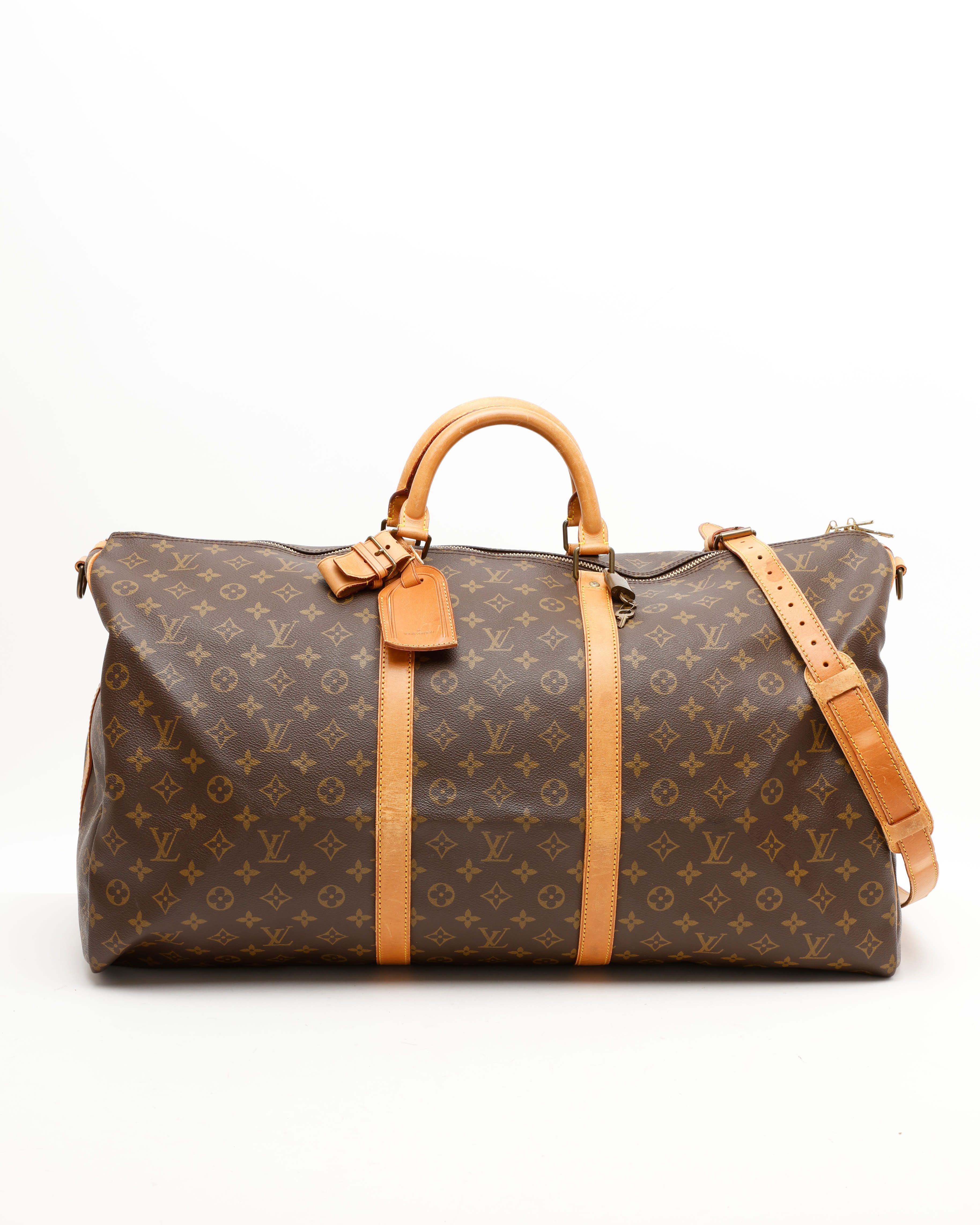 Louis Vuitton Monogram Keepall Bandoulière 60 Weekend Bag