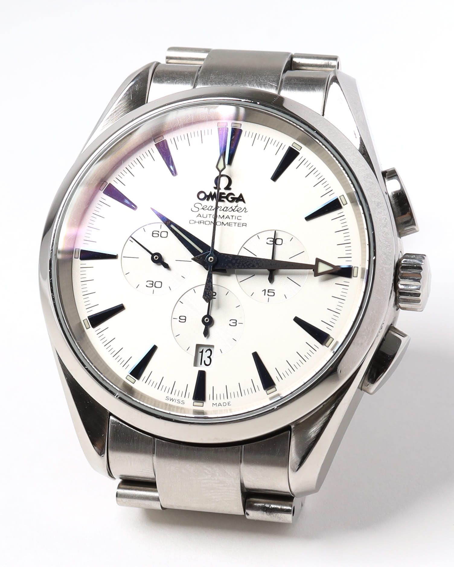 Omega Seamaster Aqua Terra 42mm Ref 2512.30 Full Set Watch In Silver
