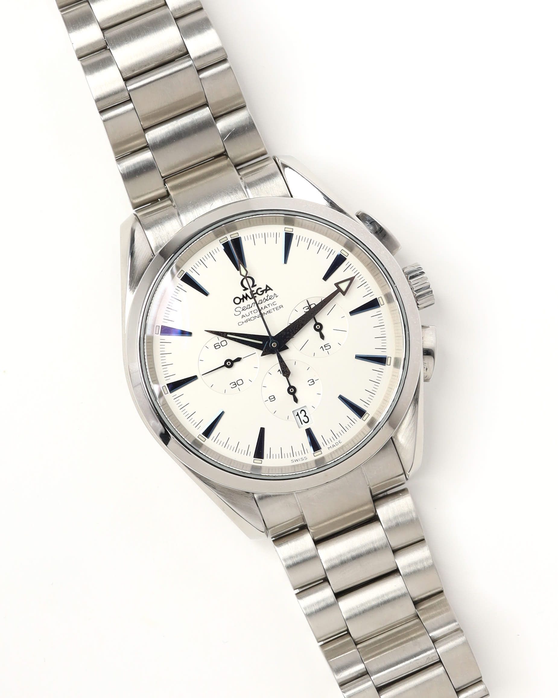 Omega Seamaster Aqua Terra 42mm Ref 2512.30 Full Set Watch In Silver