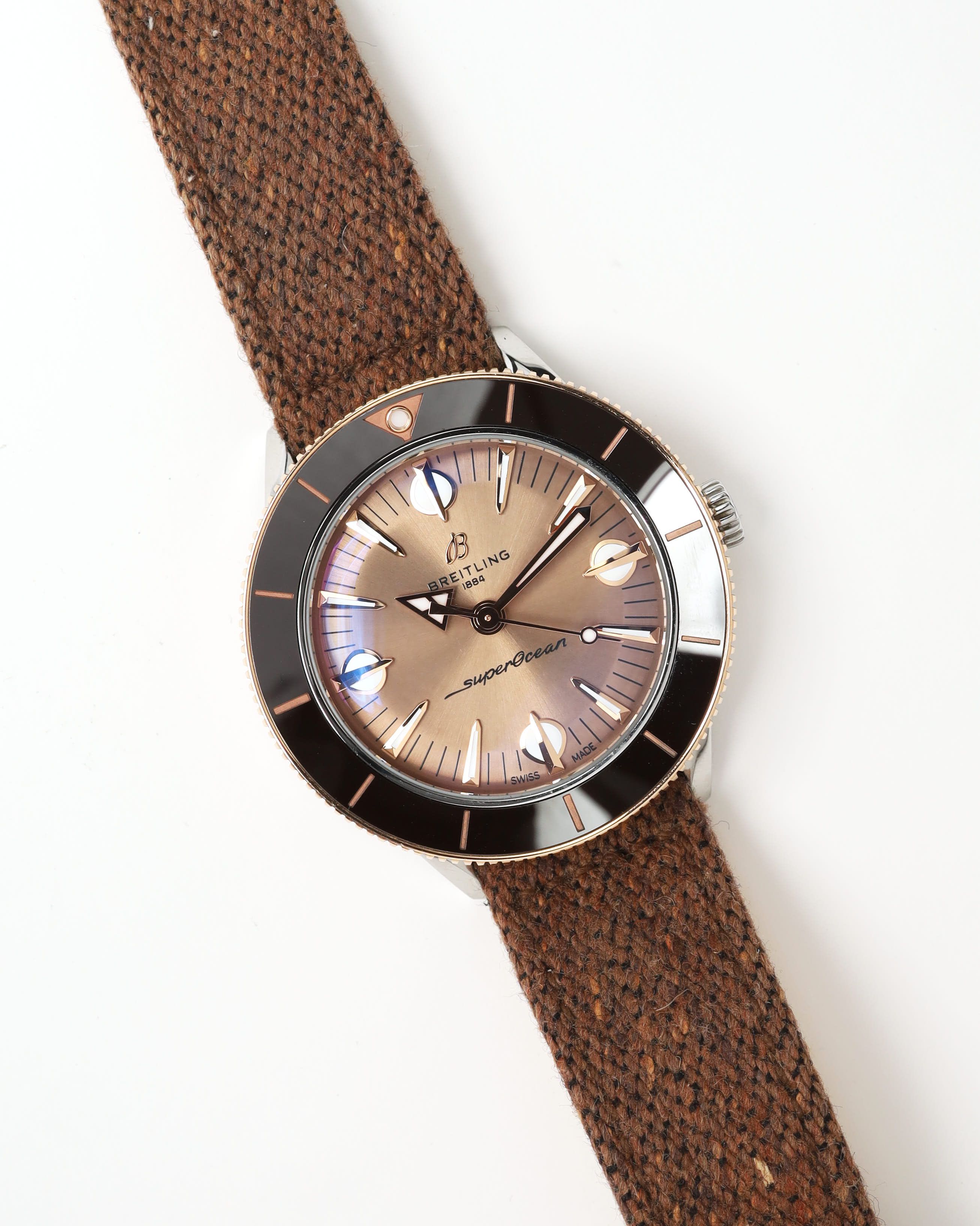 Breitling Superocean Heritage 57 38mm Ref U10340 Watch In Brown