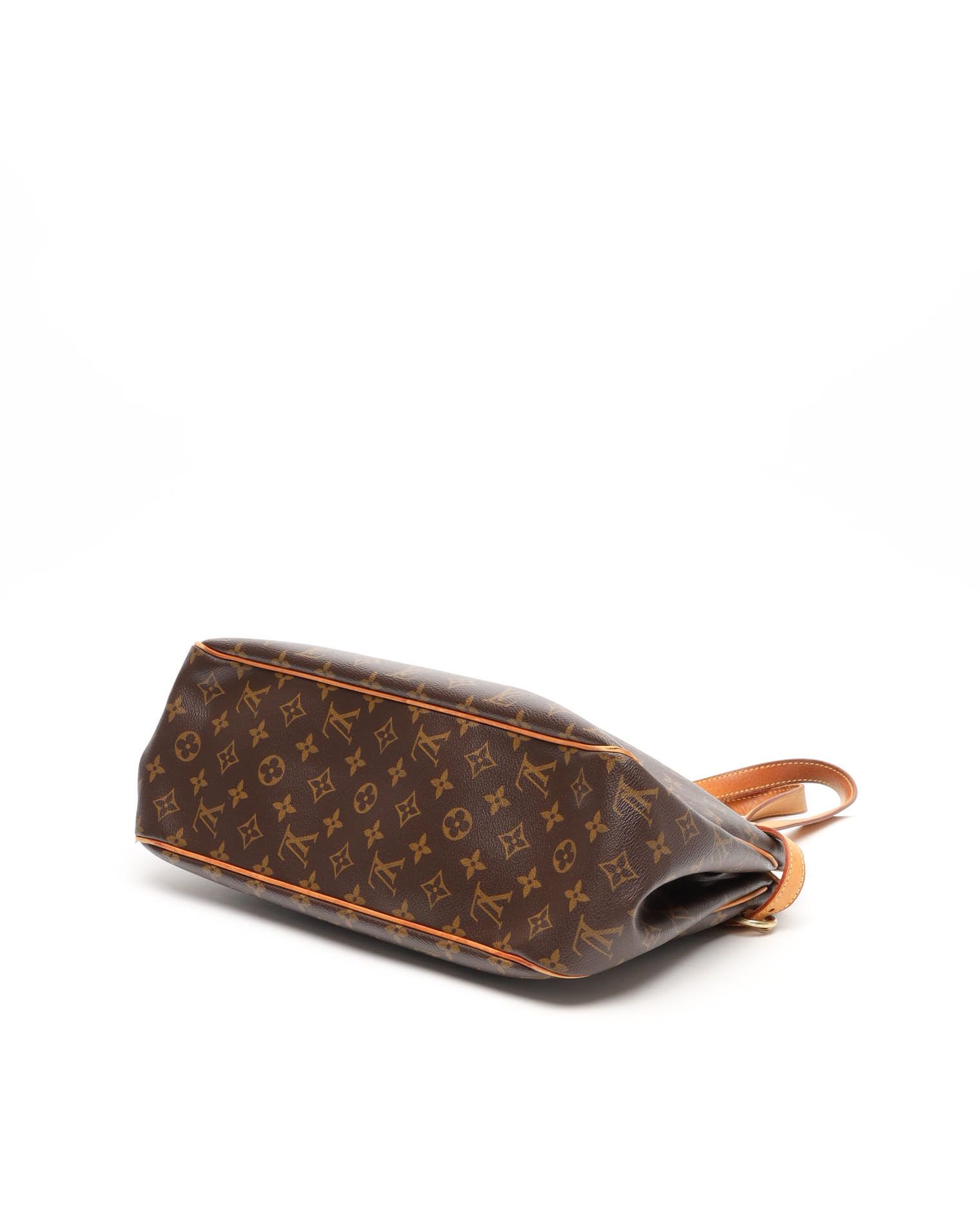 Pre-owned Louis Vuitton Monogram Batignolles Horizontal Tote Bag In Brown
