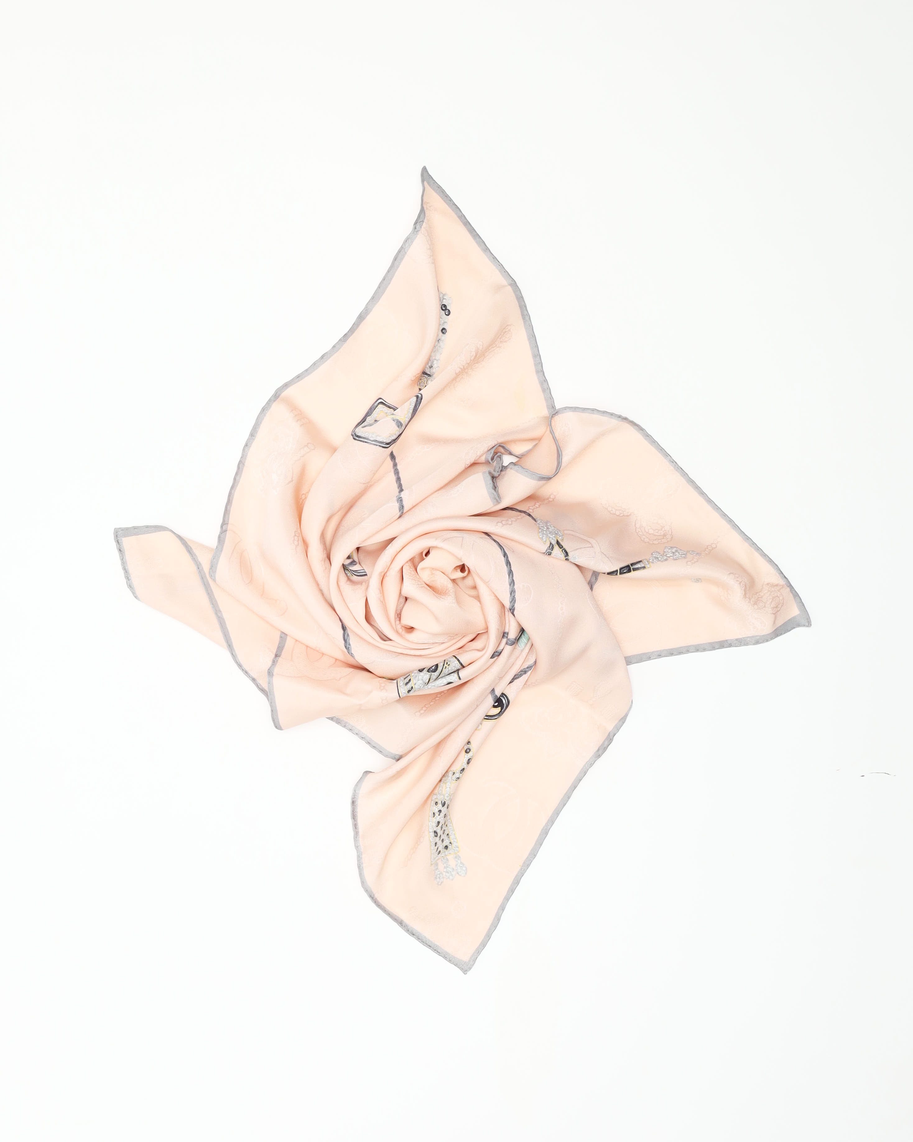 Cartier 90 Silk Scarf In Neutral
