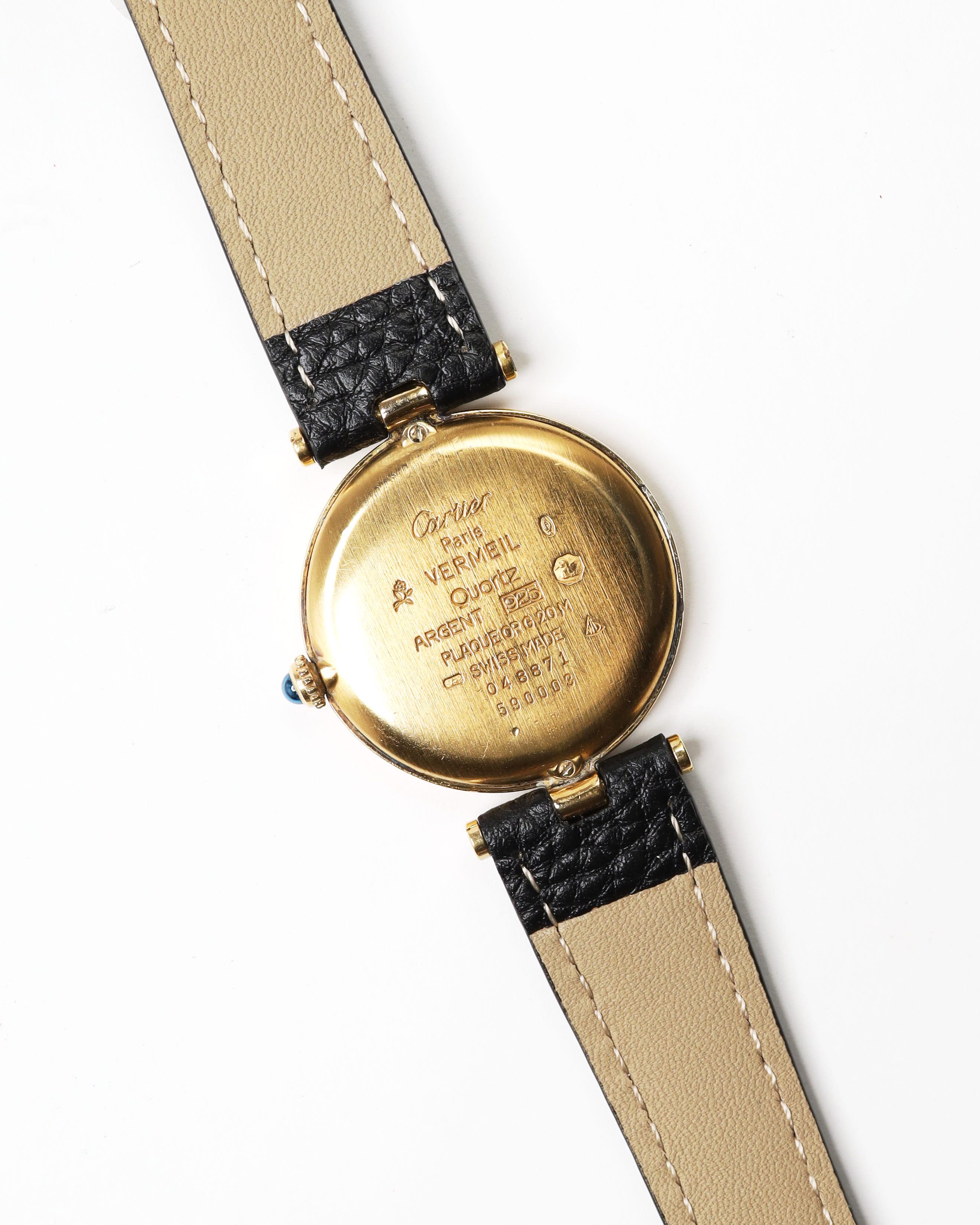 Cartier Must Vendome 30mm Ref 590003 Watch In Black