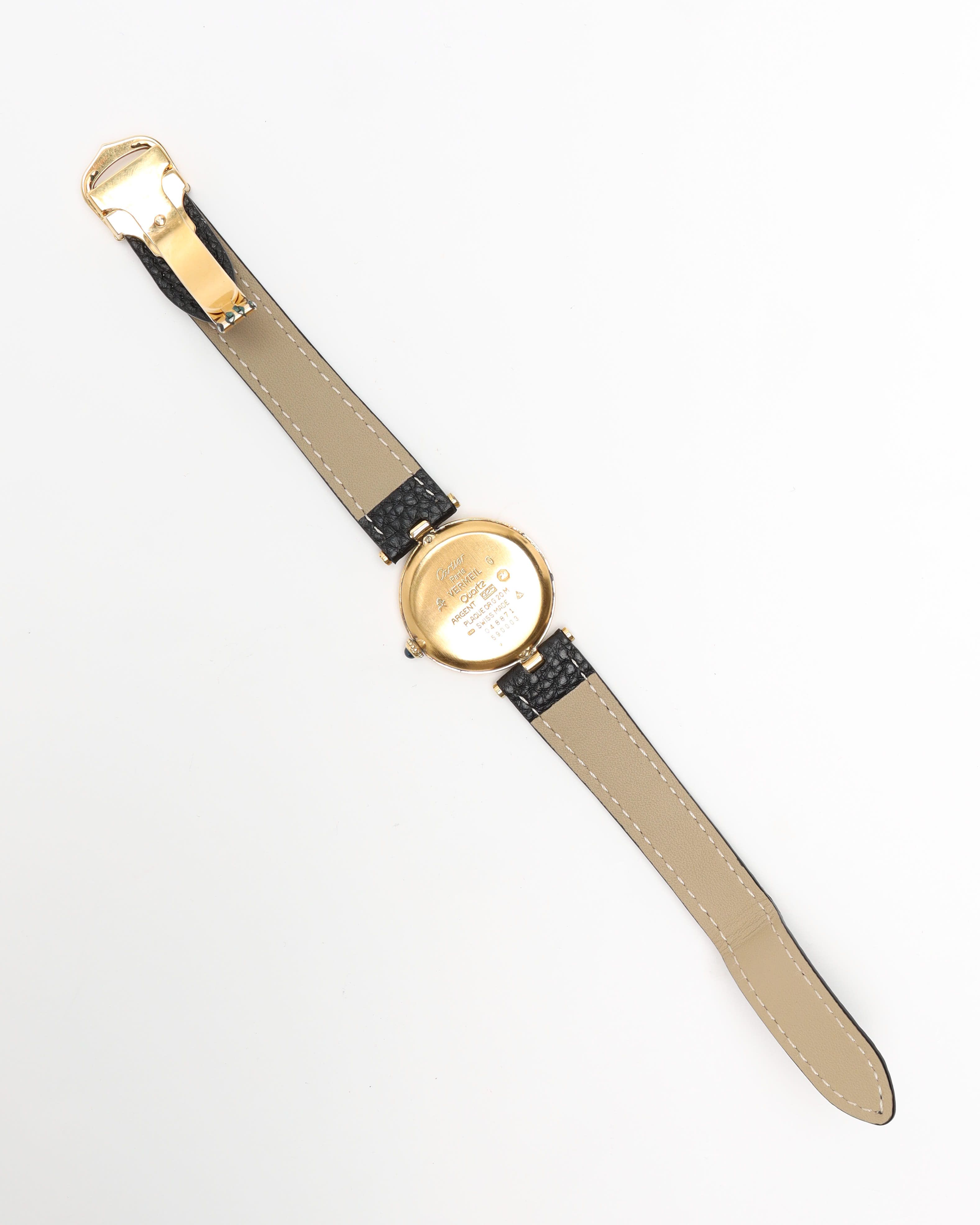 Cartier Must Vendome 30mm Ref 590003 Watch In Black