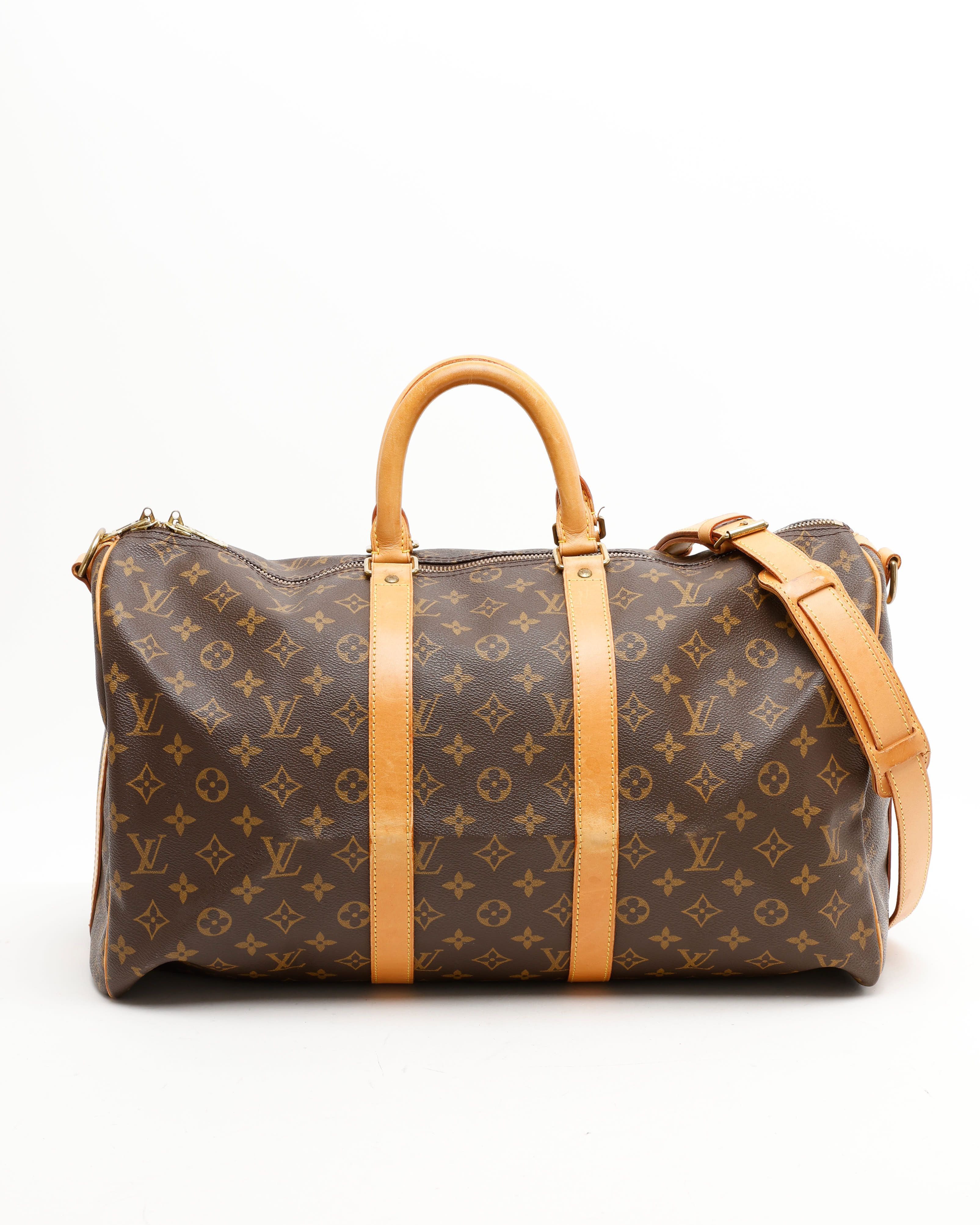 Louis Vuitton Monogram Keepall Bandoulière 45 Weekend Bag