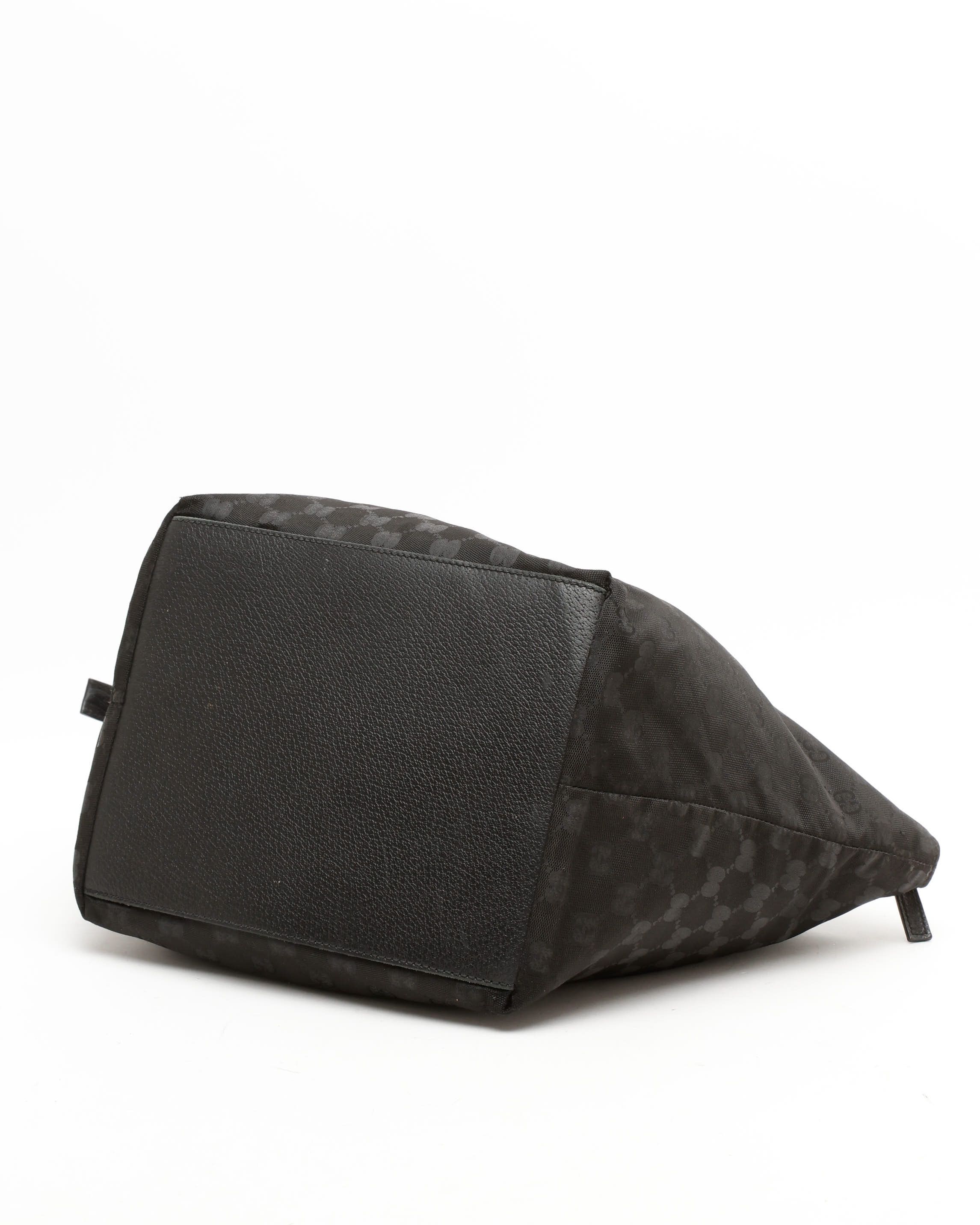 Gucci Gg Tote Bag In Black