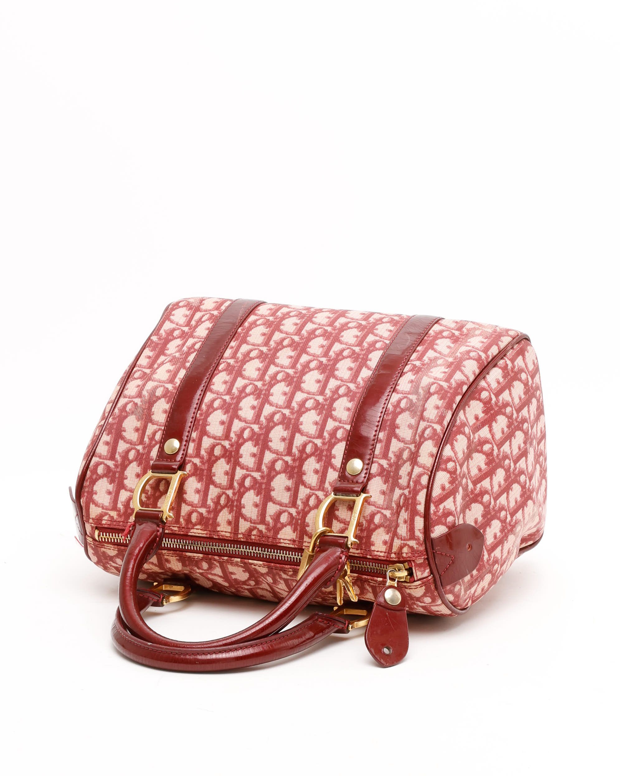 Dior Christian  Small Issimo Boston Bag In Pink