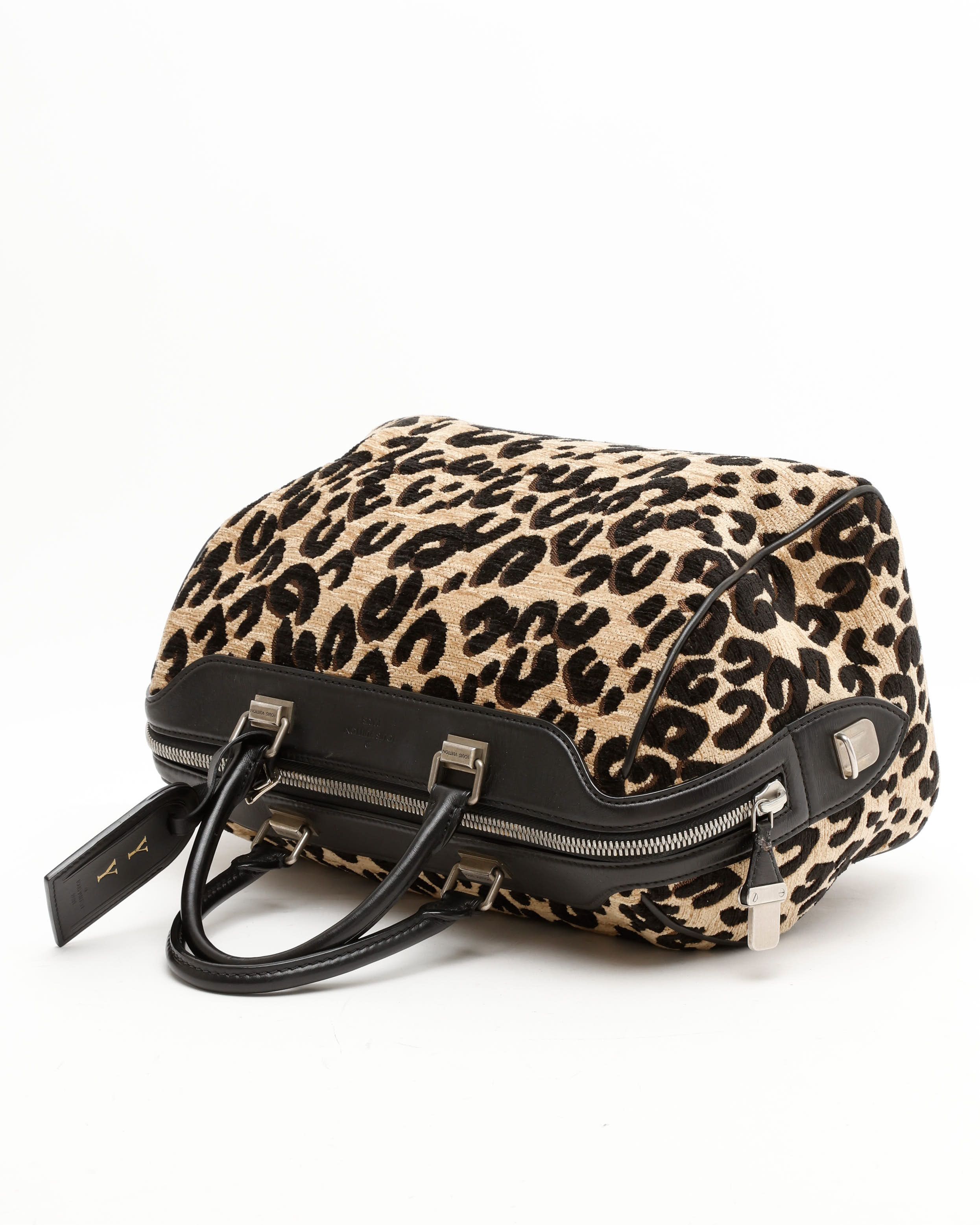 Pre-owned Louis Vuitton Leopard Speedy 30 Bag In Multi