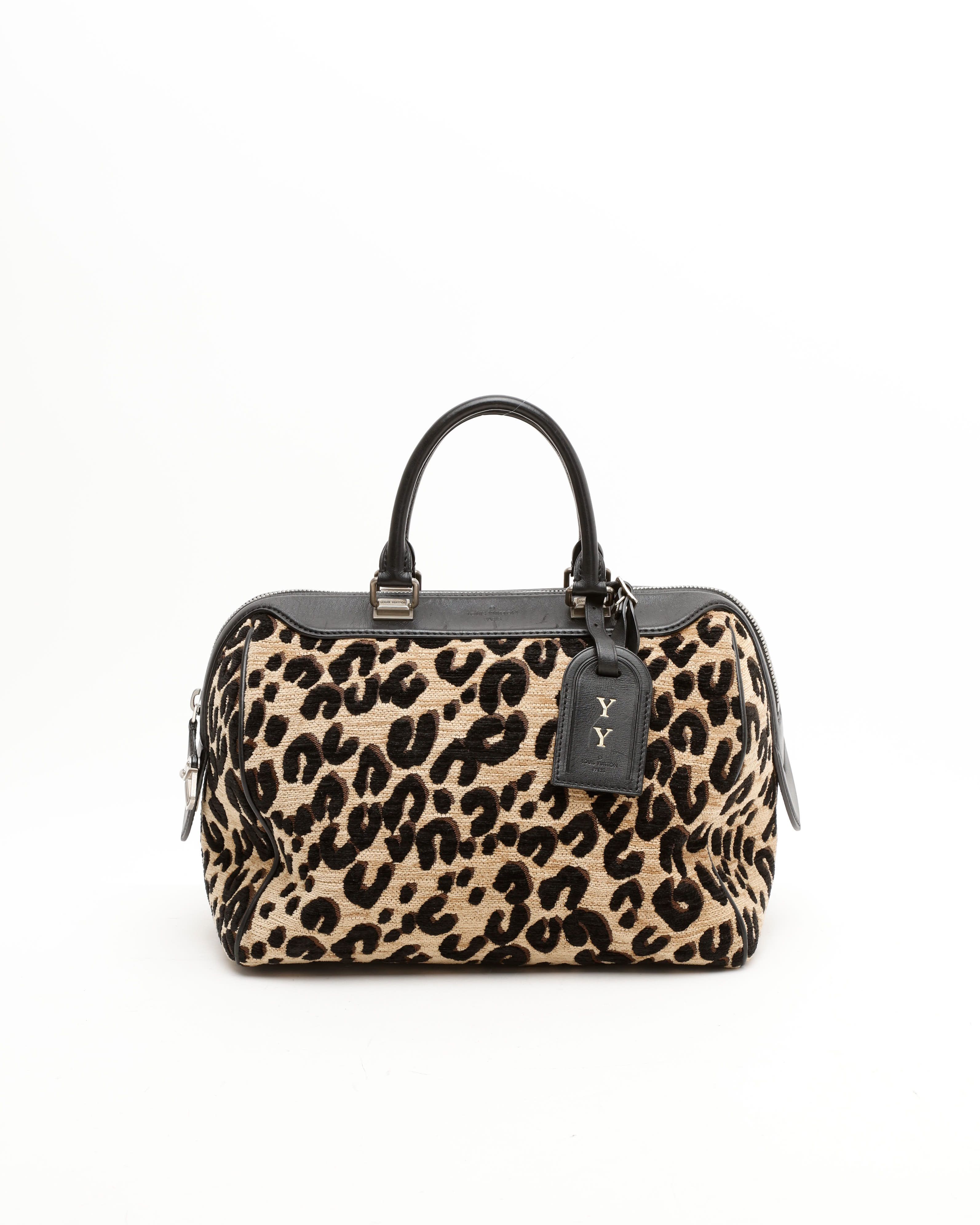 Pre-owned Louis Vuitton Leopard Speedy 30 Bag In Multi