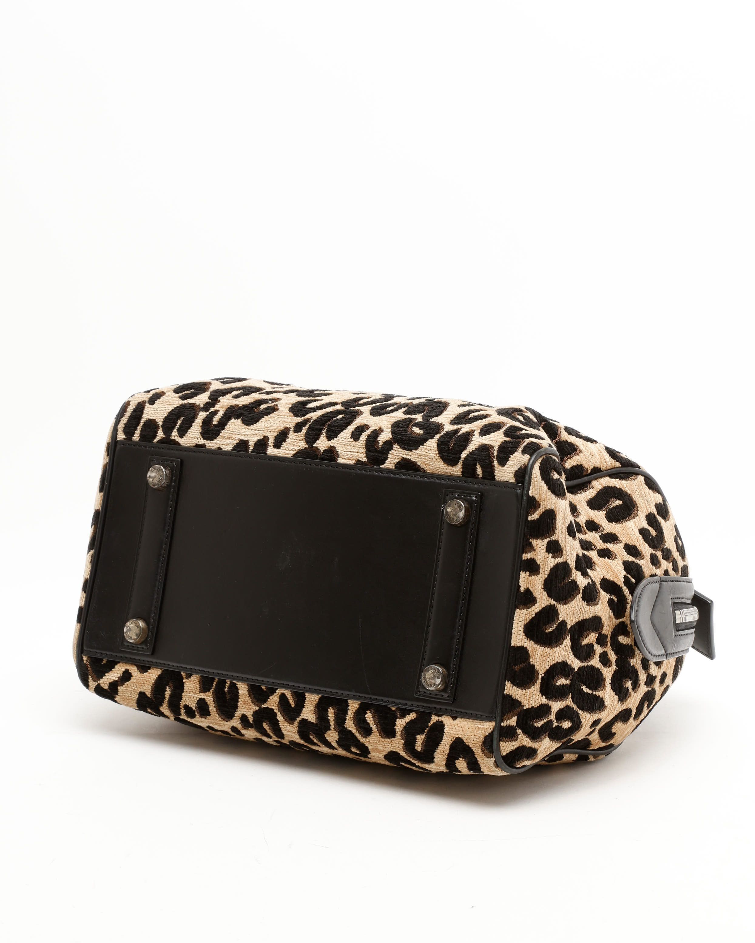 Pre-owned Louis Vuitton Leopard Speedy 30 Bag In Multi