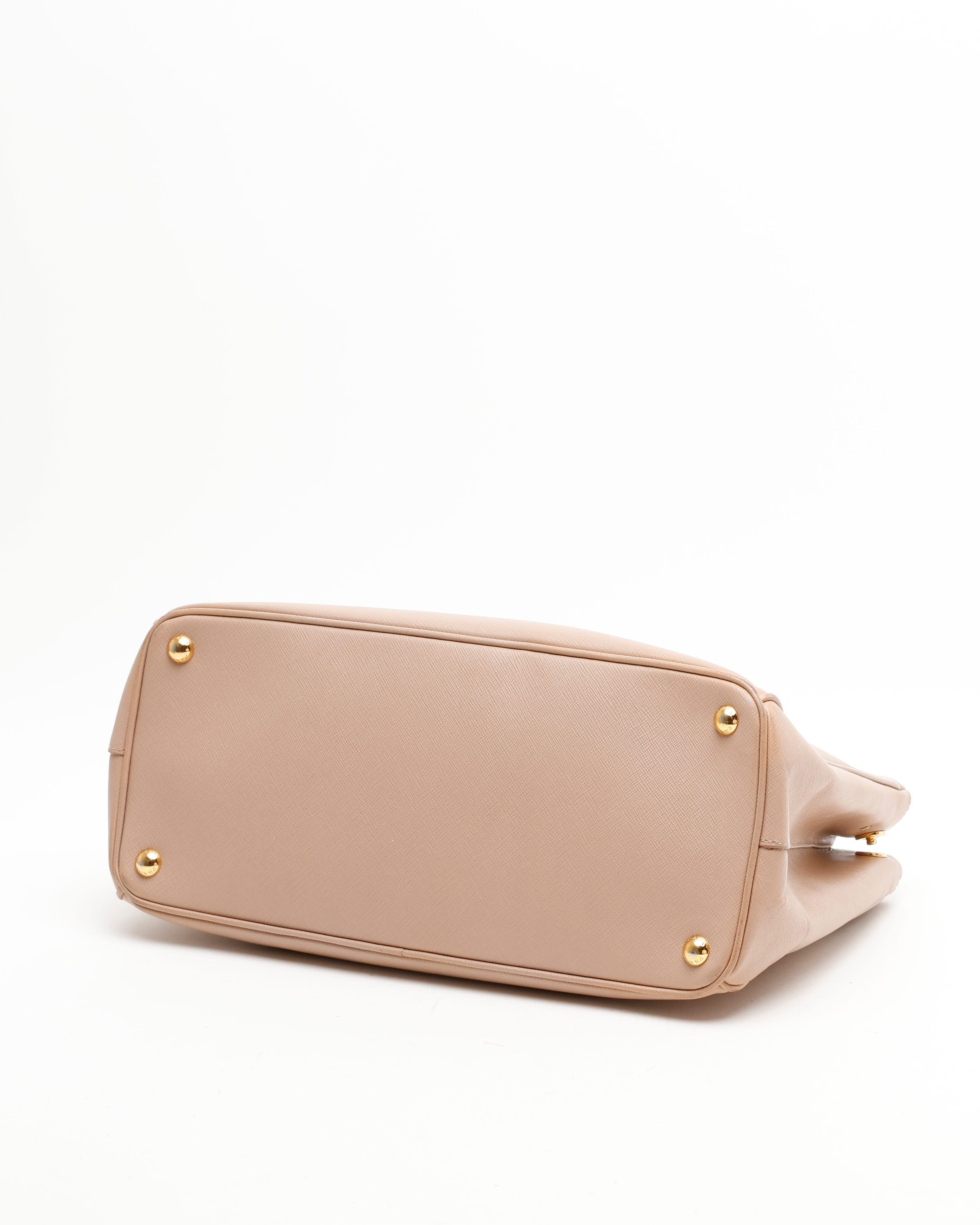 Prada Large Saffiano Lux Galleria Double Zip Bag