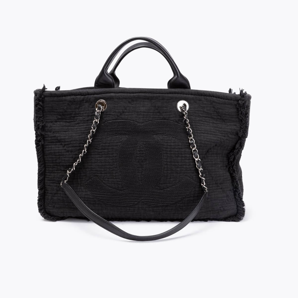 CHANEL Deauville MM Tote Bag