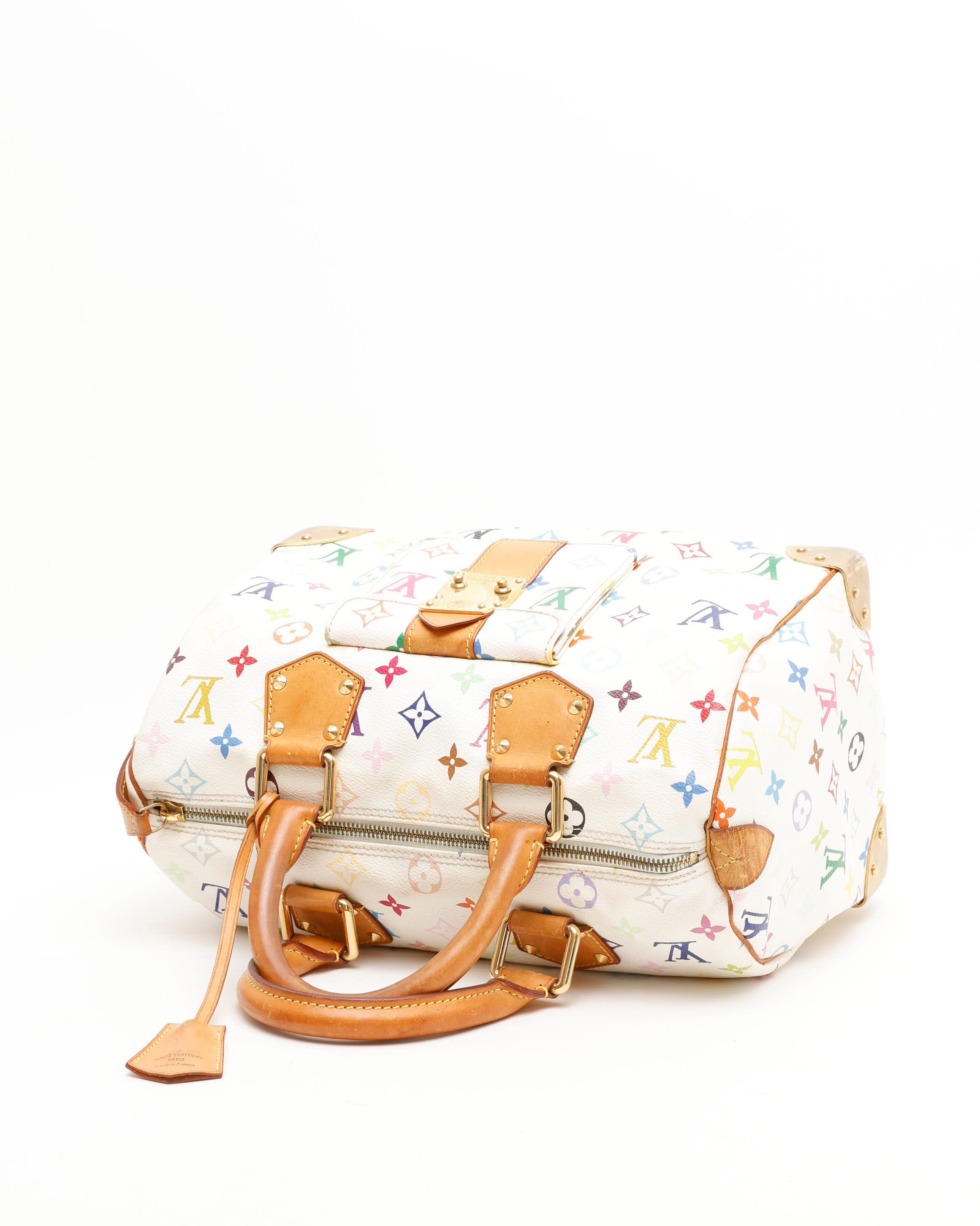 Pre-owned Louis Vuitton Murakami Speedy 30 Bag In Multi