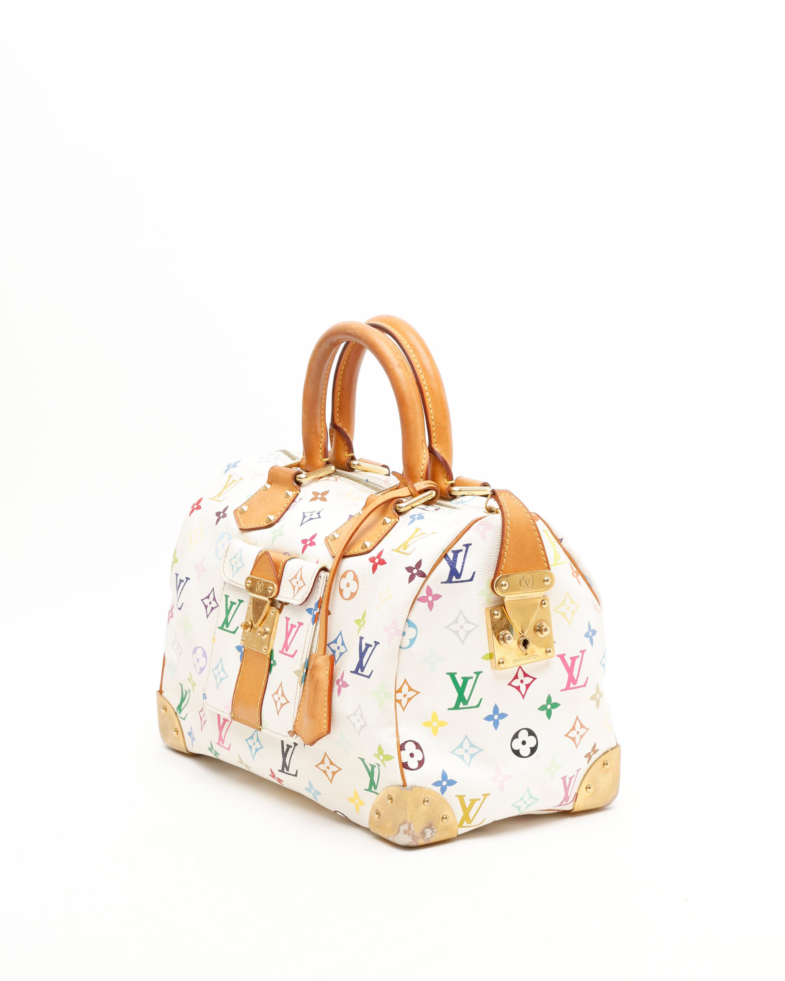 Pre-owned Louis Vuitton Murakami Speedy 30 Bag In Multi