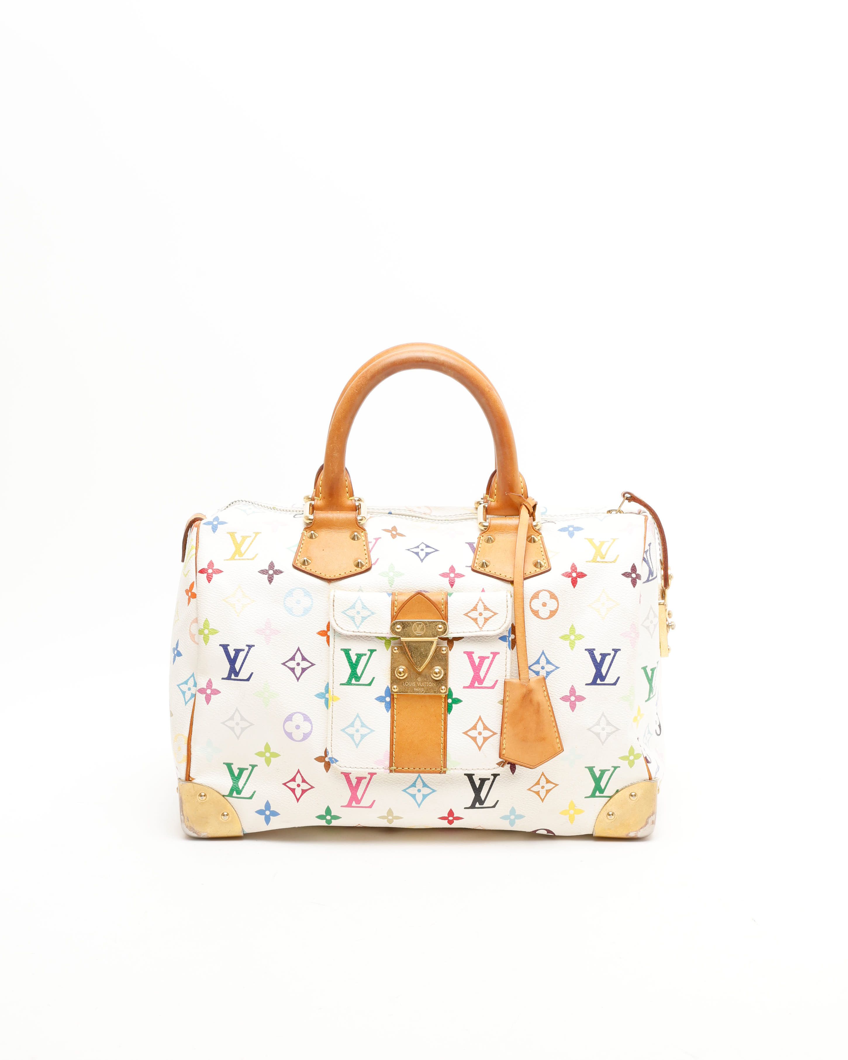 Pre-owned Louis Vuitton Murakami Speedy 30 Bag In Multi