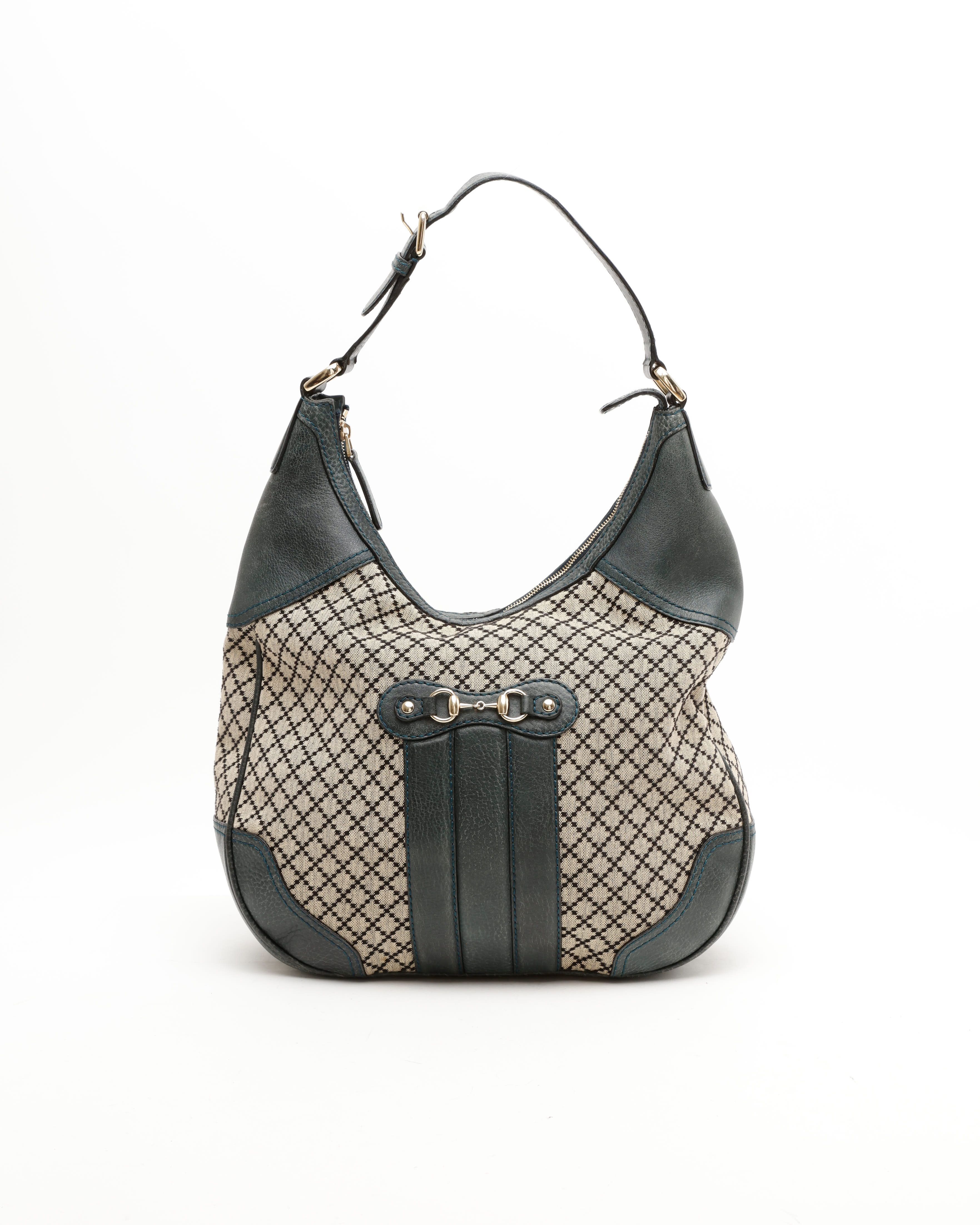 Gucci Diamante Horsebit Shoulder Bag