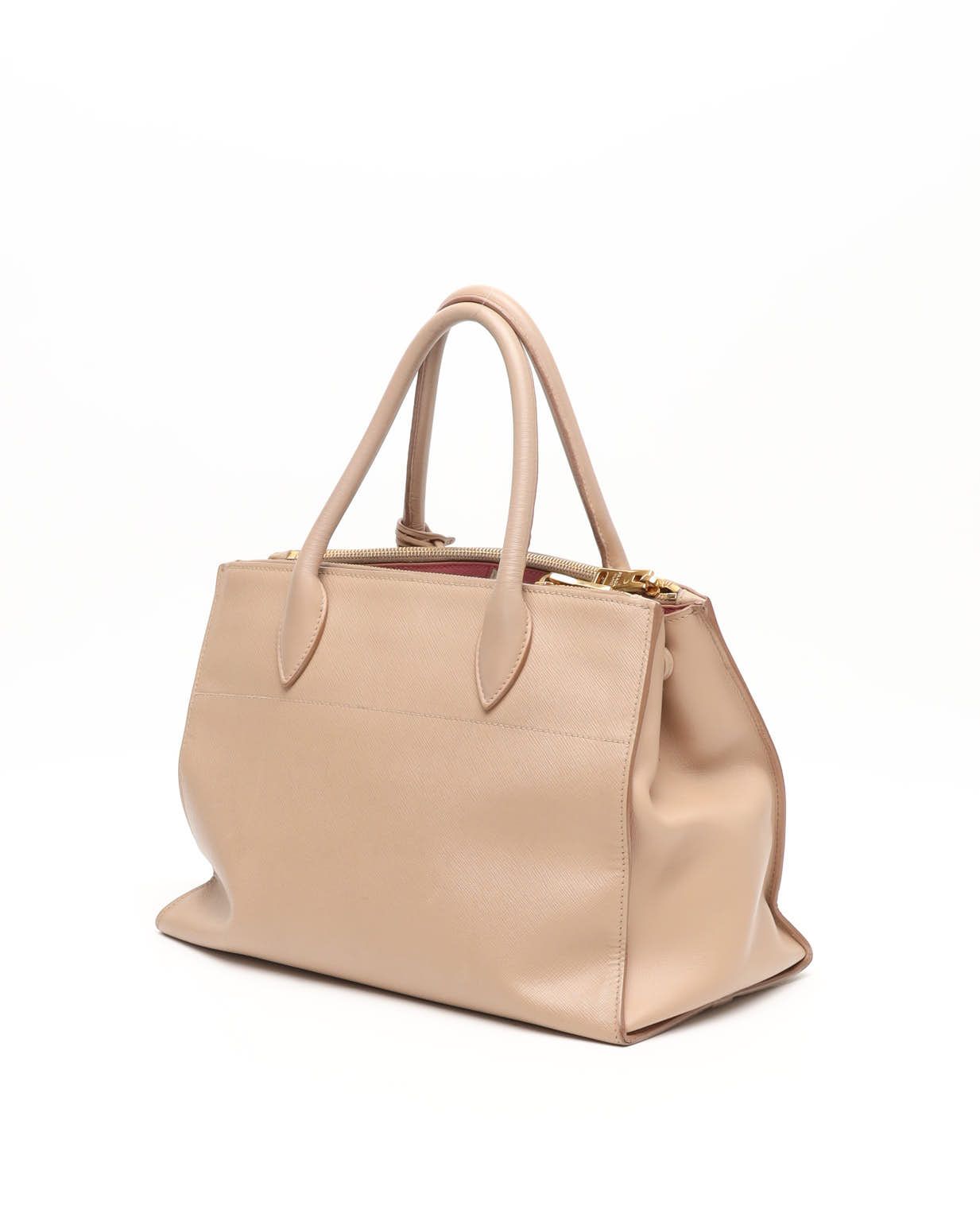 Prada Medium Saffiano Greca Paradigm Tote Bag In Multi
