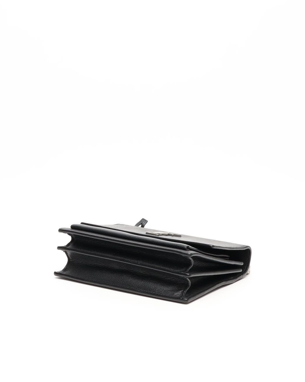 Saint Laurent Medium Sunset Bag In Black