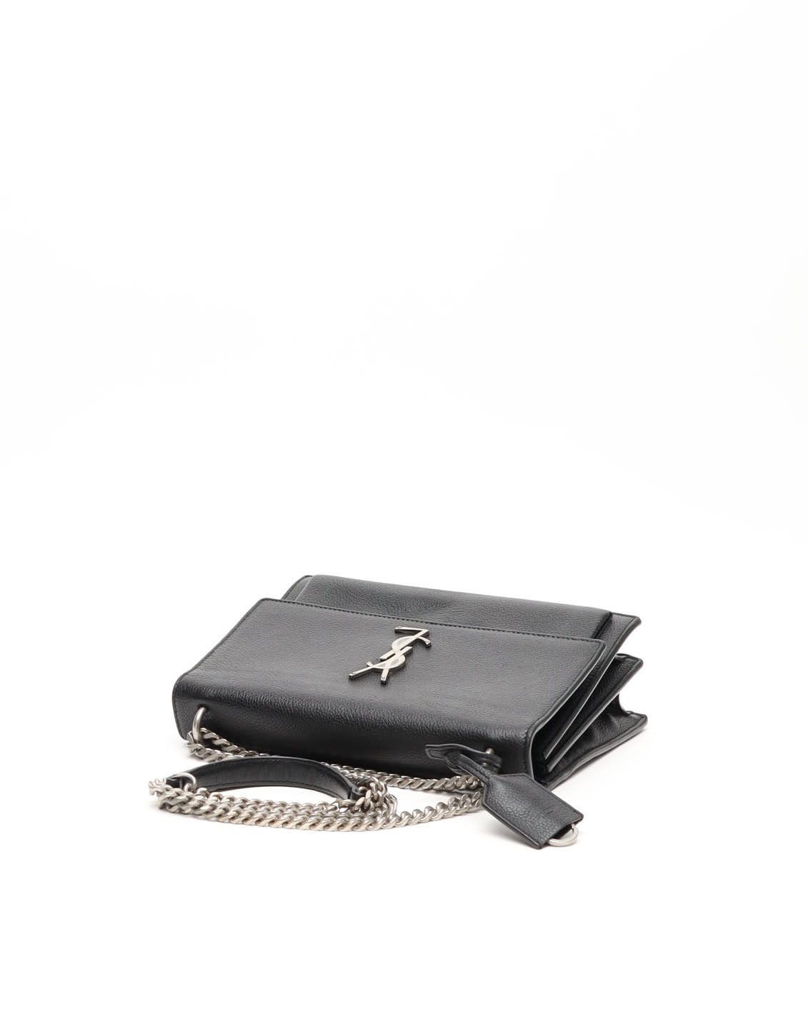 Saint Laurent Medium Sunset Bag In Black