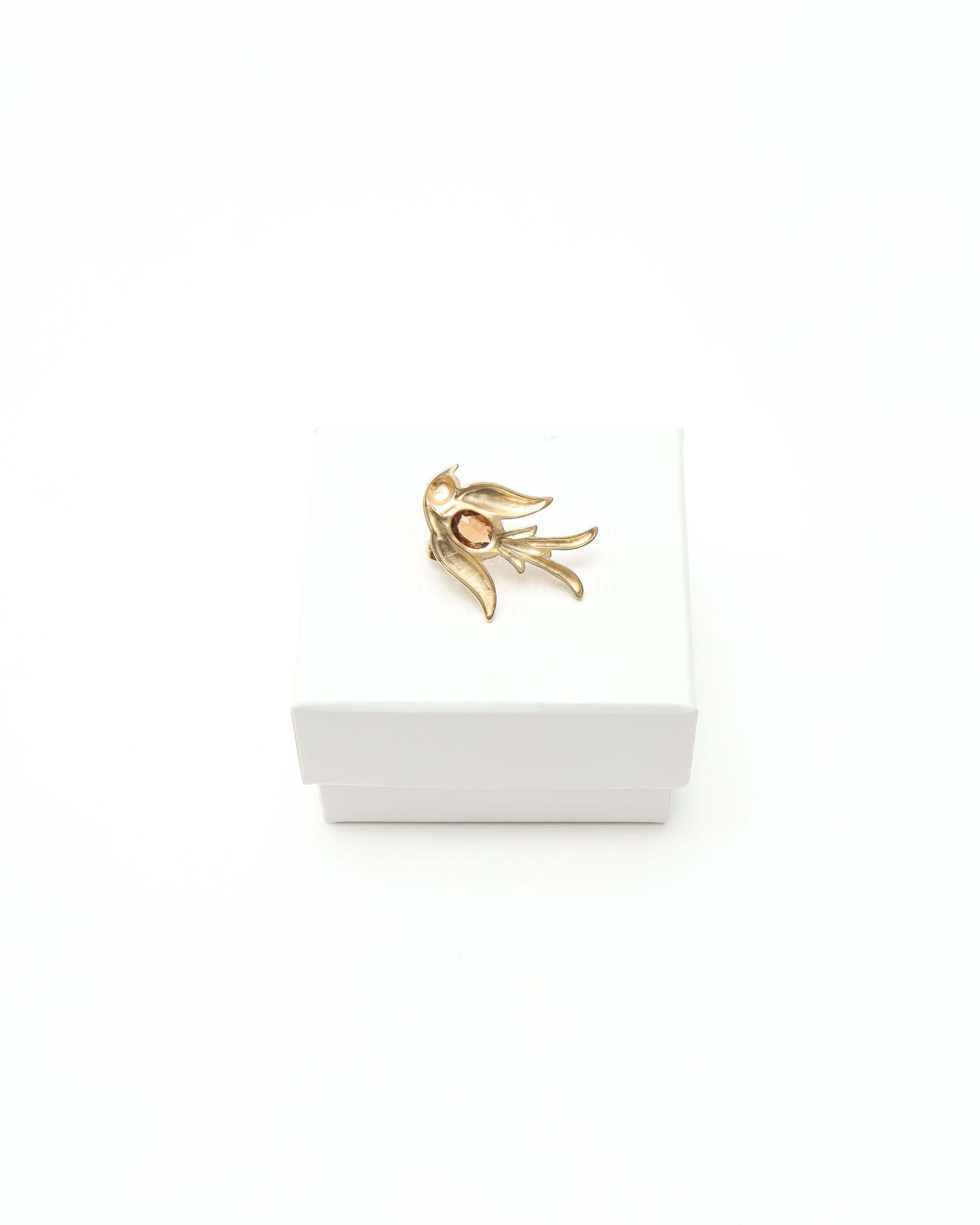 Maison Margiela Single Earring In Gold