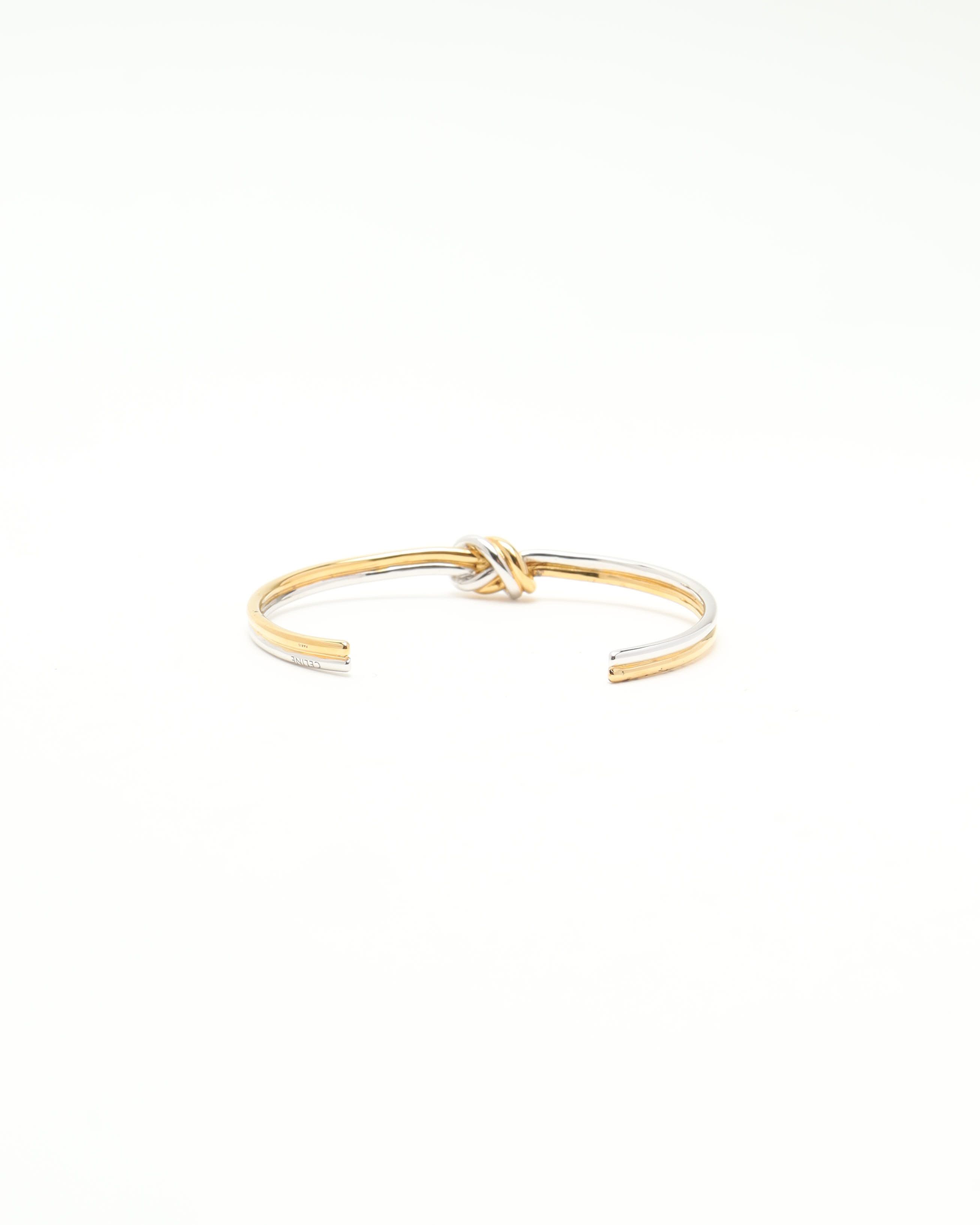 Celine Céline Knot Bracelet In Gold