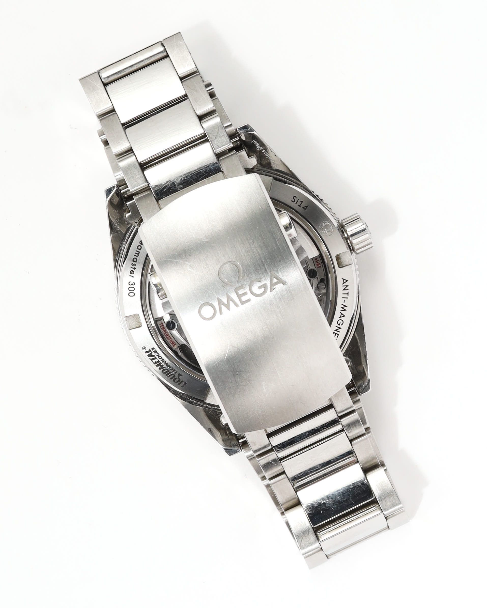 Omega Seamaster 300 41mm Co-axial Full Set Watch In Silver