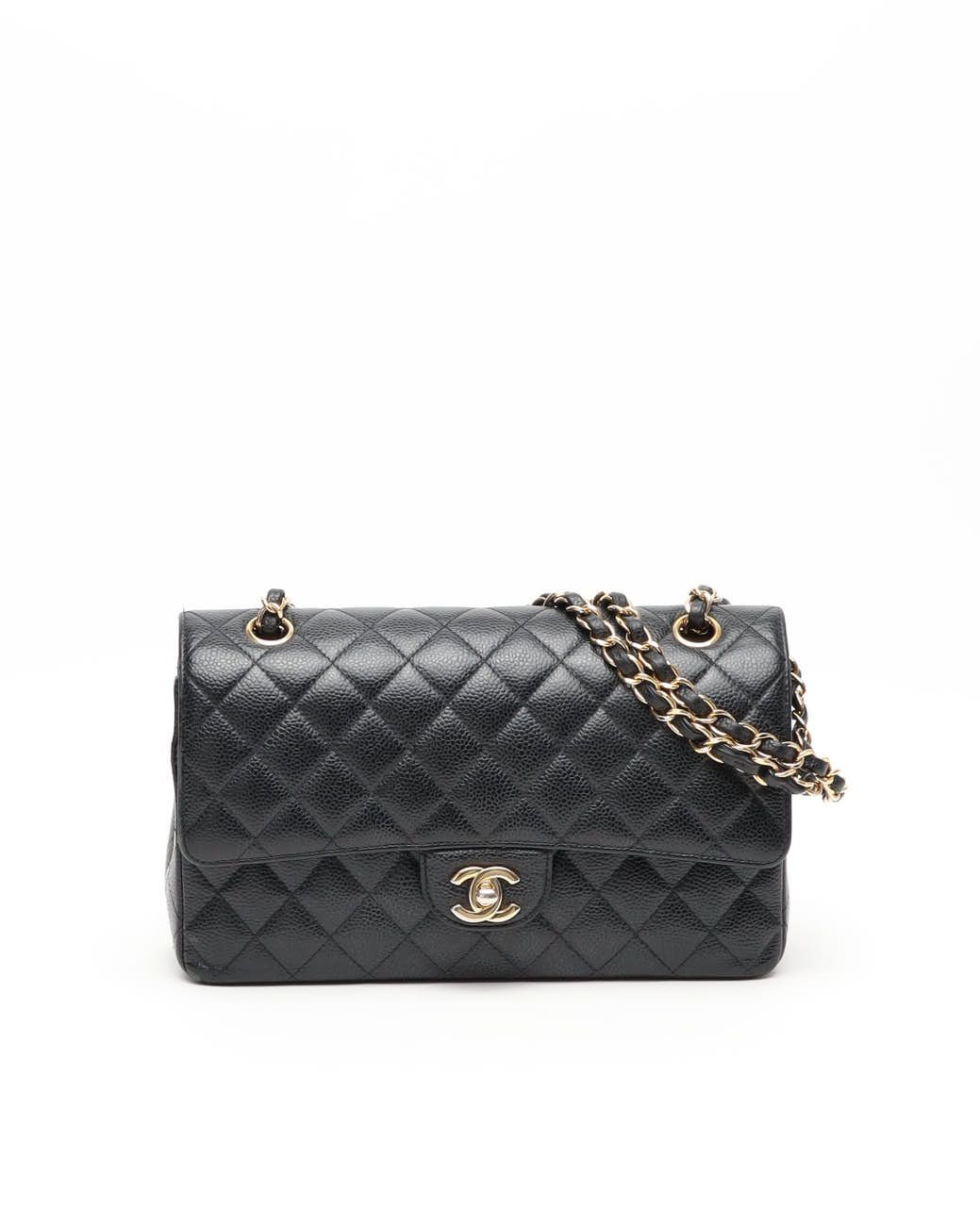 Chanel Classic Medium Caviar Double Flap Bag